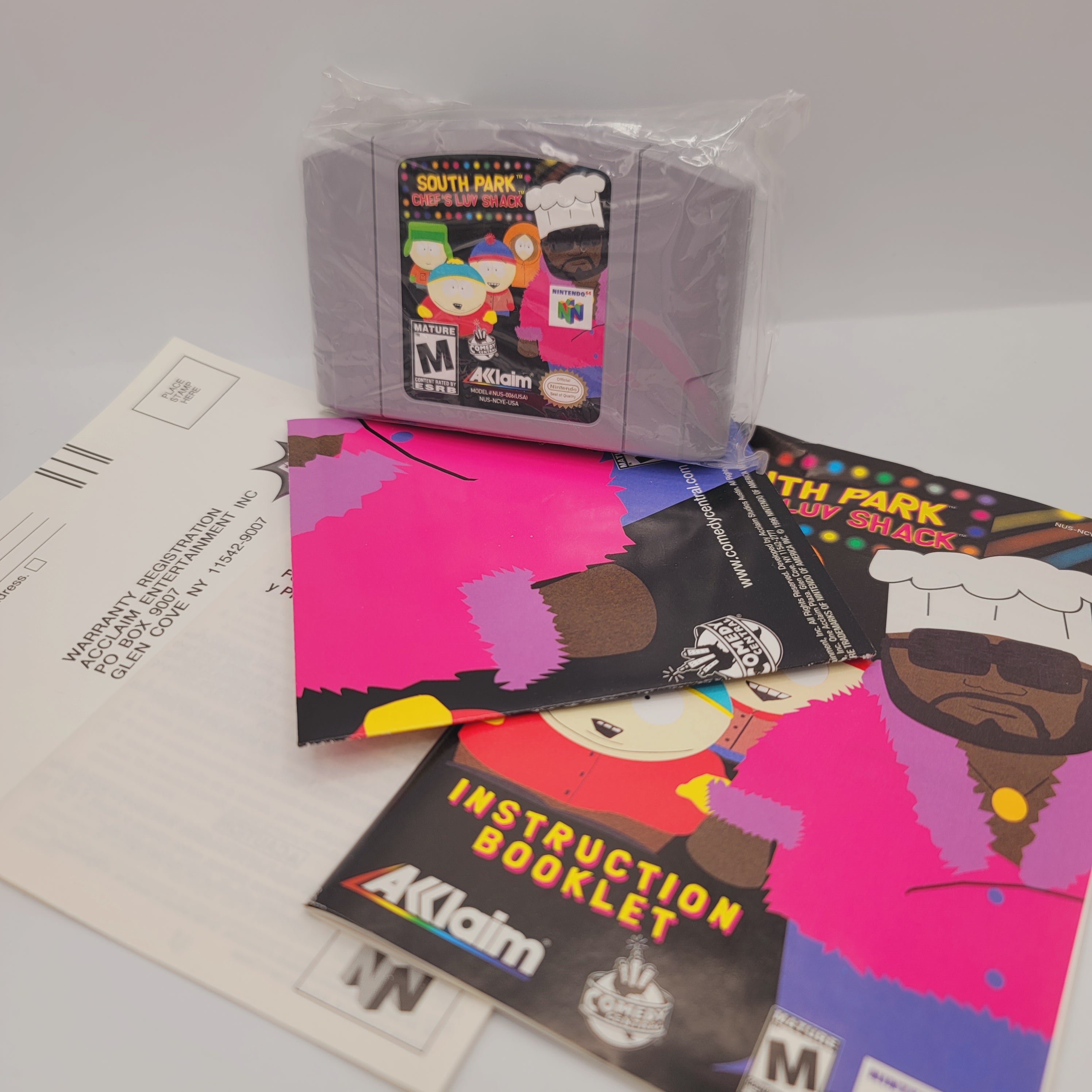 N64 - South Park Chef's Luv Shack (Complete in Box / A- / With Manual)