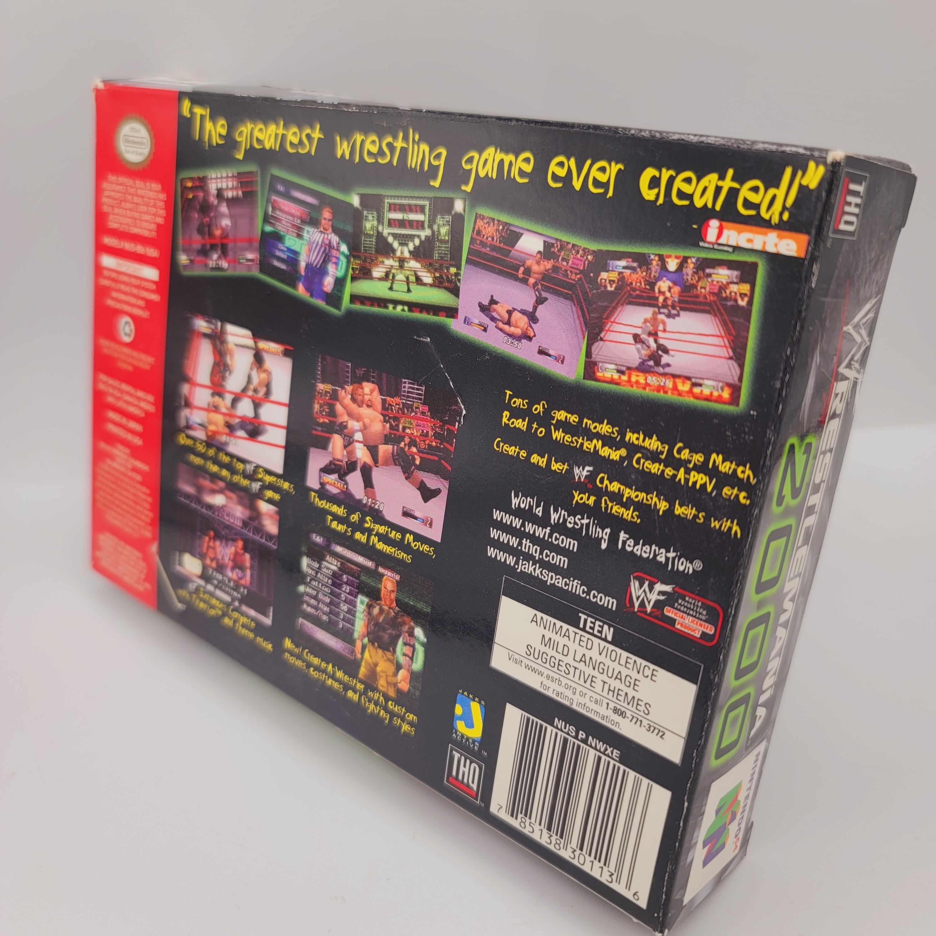 N64 - WWF WrestleMania 2000 (Complete in Box / B+ / With Manual)