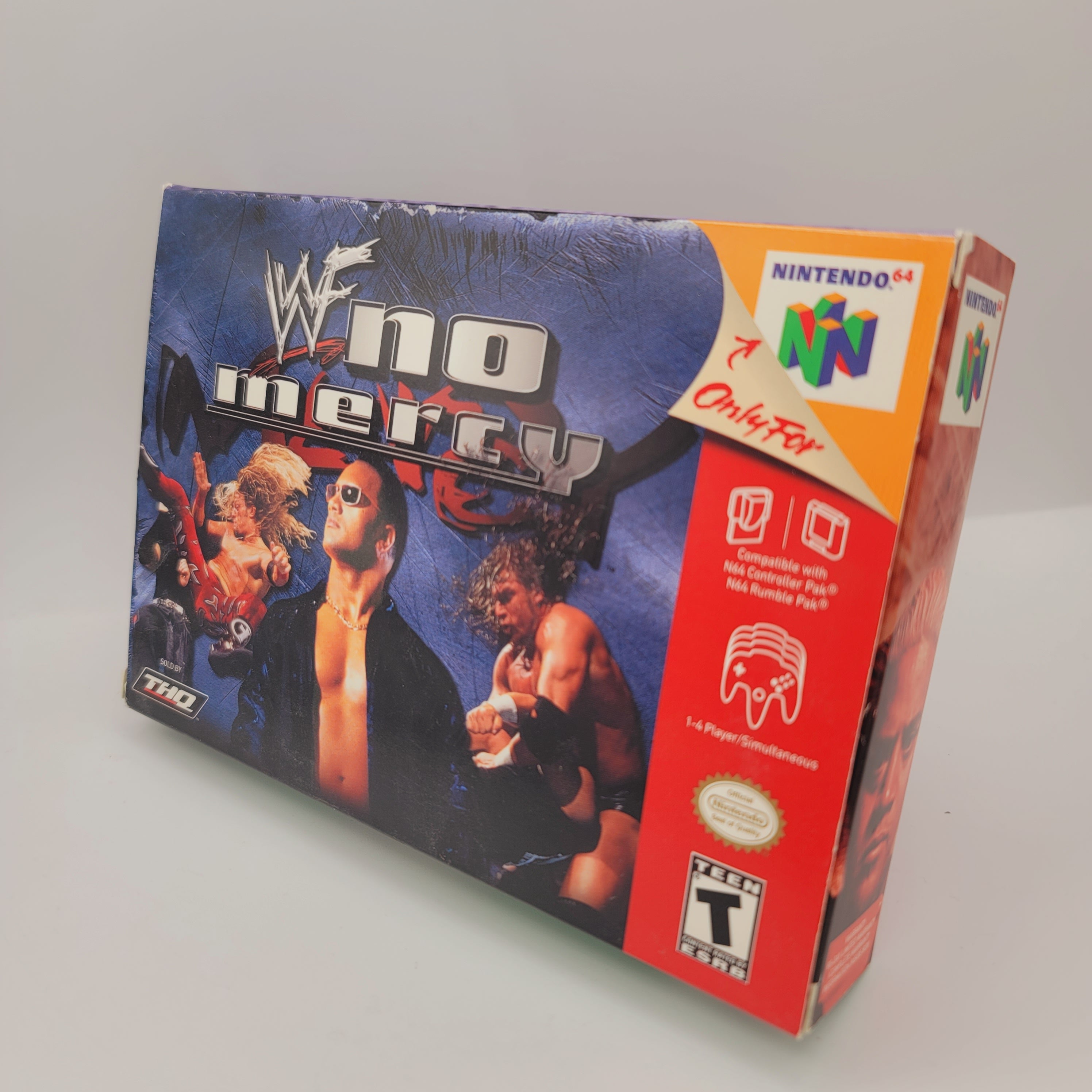 N64 - WWF No Mercy (Complete in Box / A+ / Worn Manual)