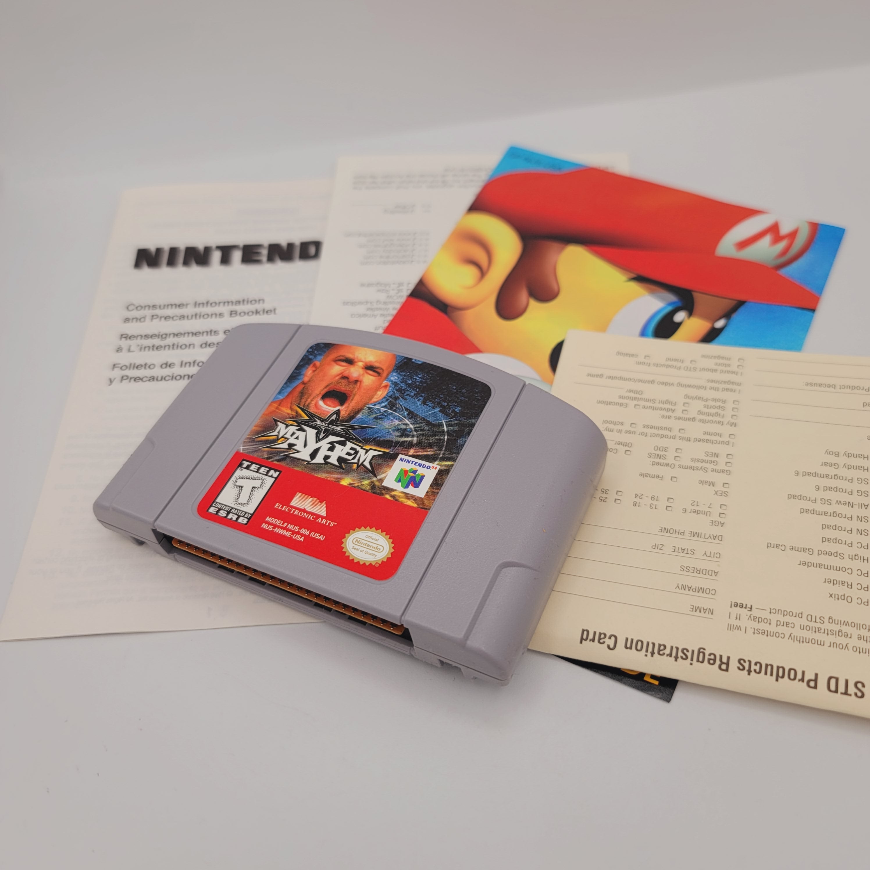 N64 - WCW Mayhem (Complete in Box / A / No Manual)