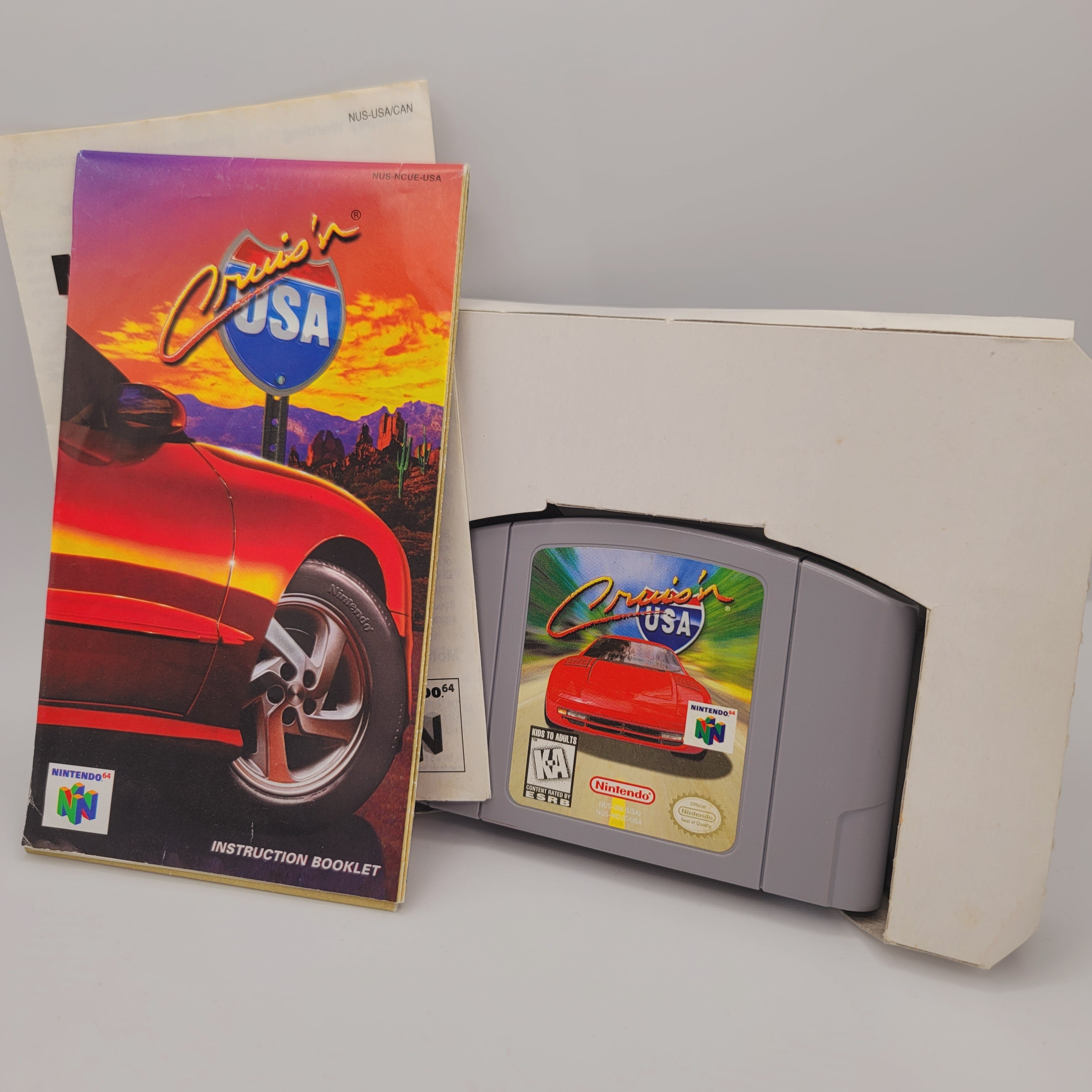 N64 - Cruis'N USA (Complete in Box / B- / With Manual)
