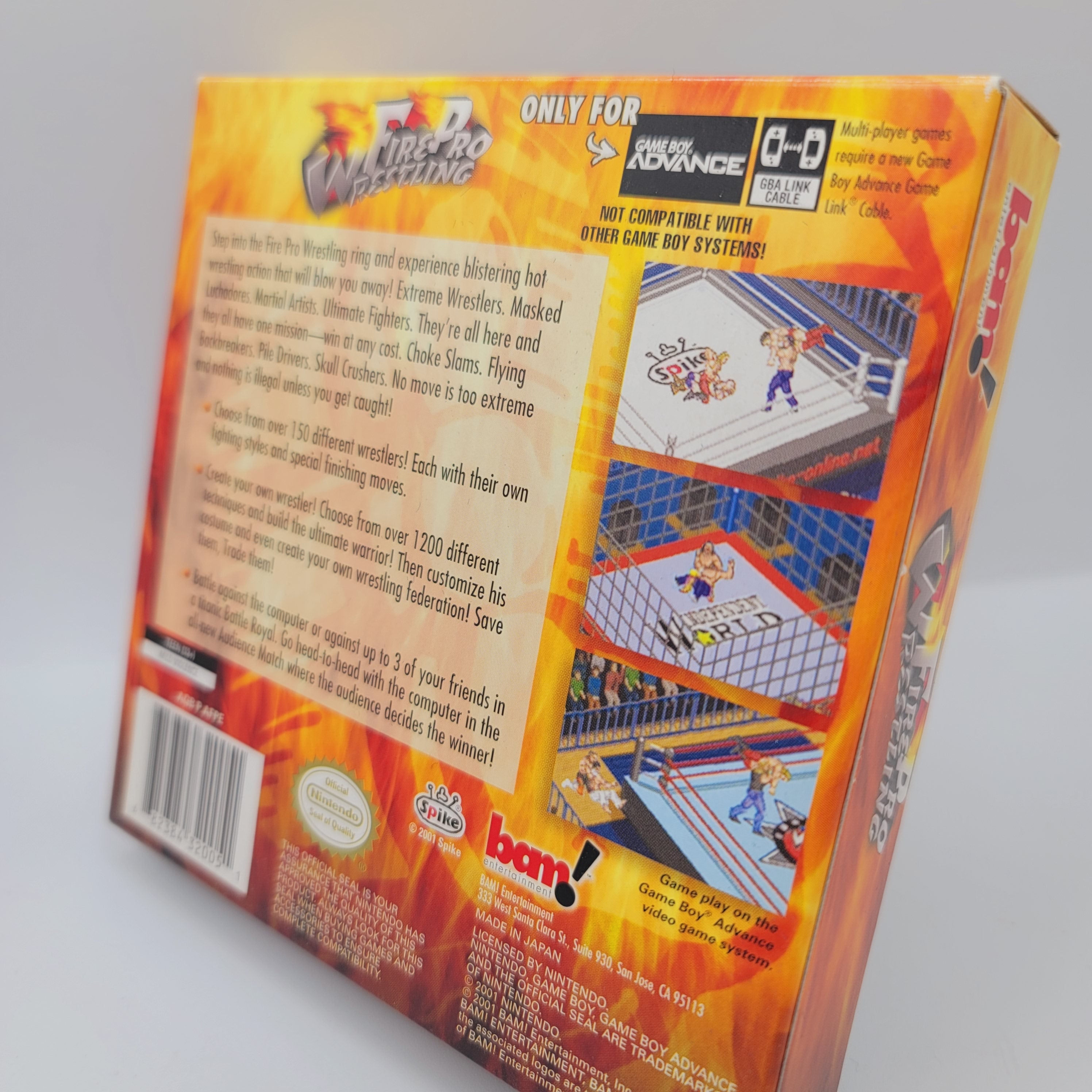 GBA - Fire Pro Wrestling (Complete in Box / A / With Manual)