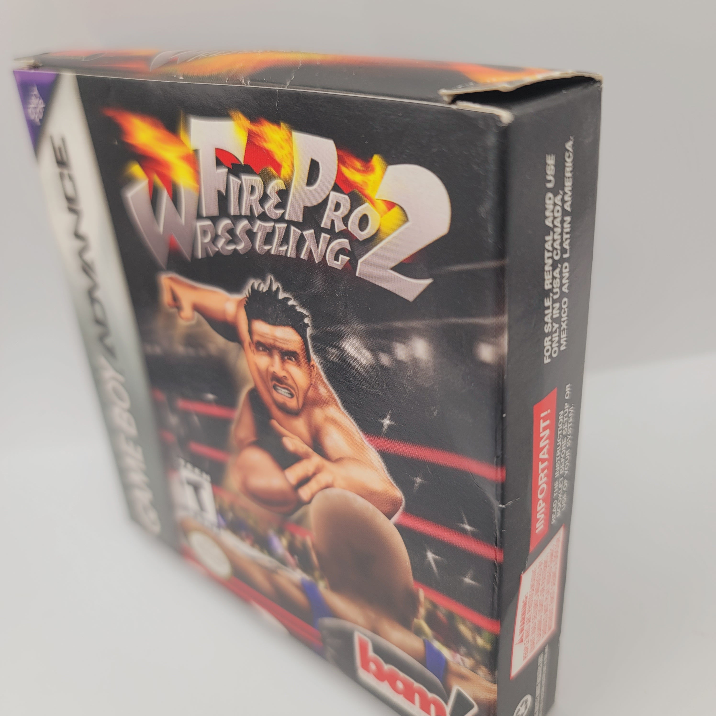 GBA - Fire Pro Wrestling 2 (Complete in Box / B+ / With Manual)