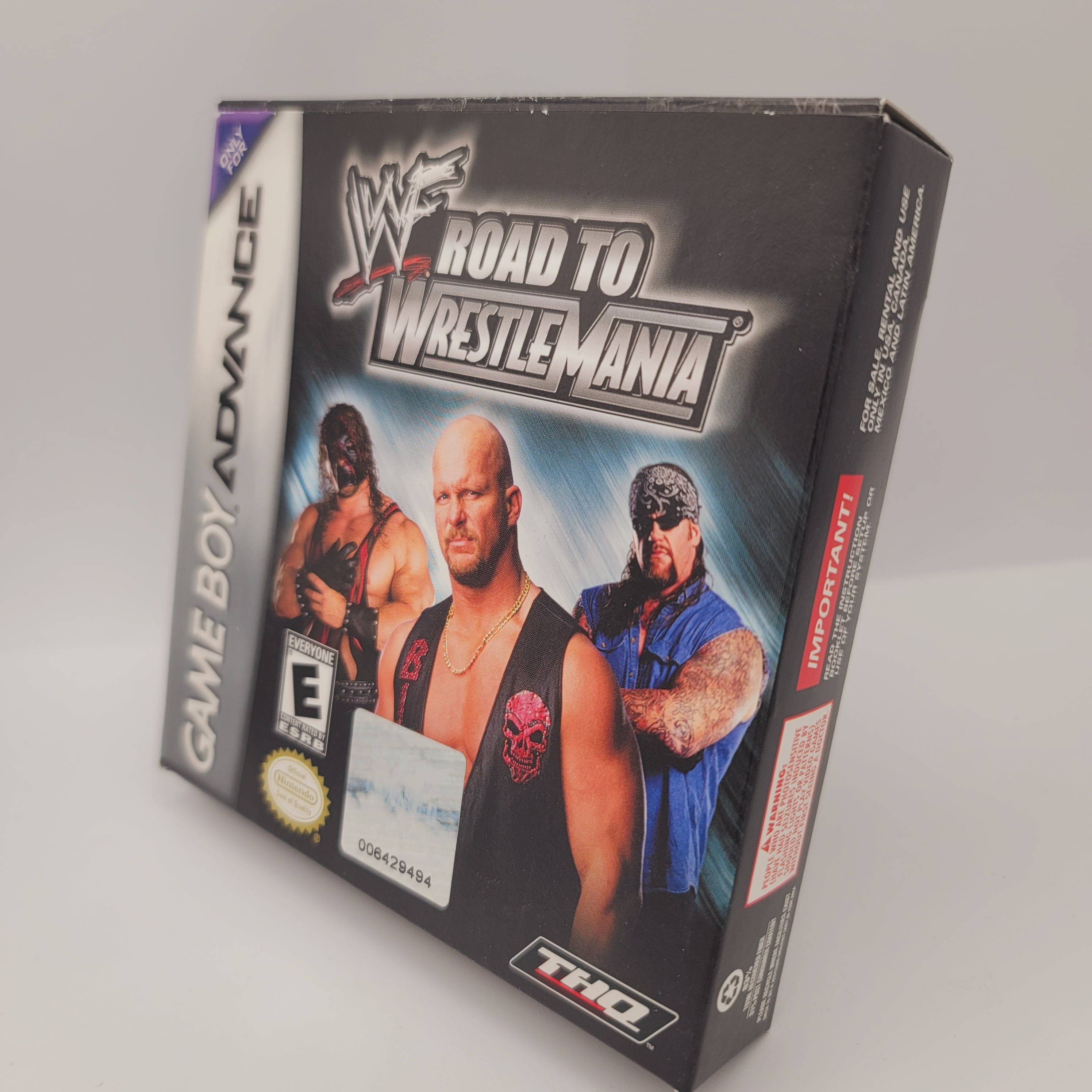 GBA - WWF Road to WrestleMania (Complete in Box / A+ / With Manual)