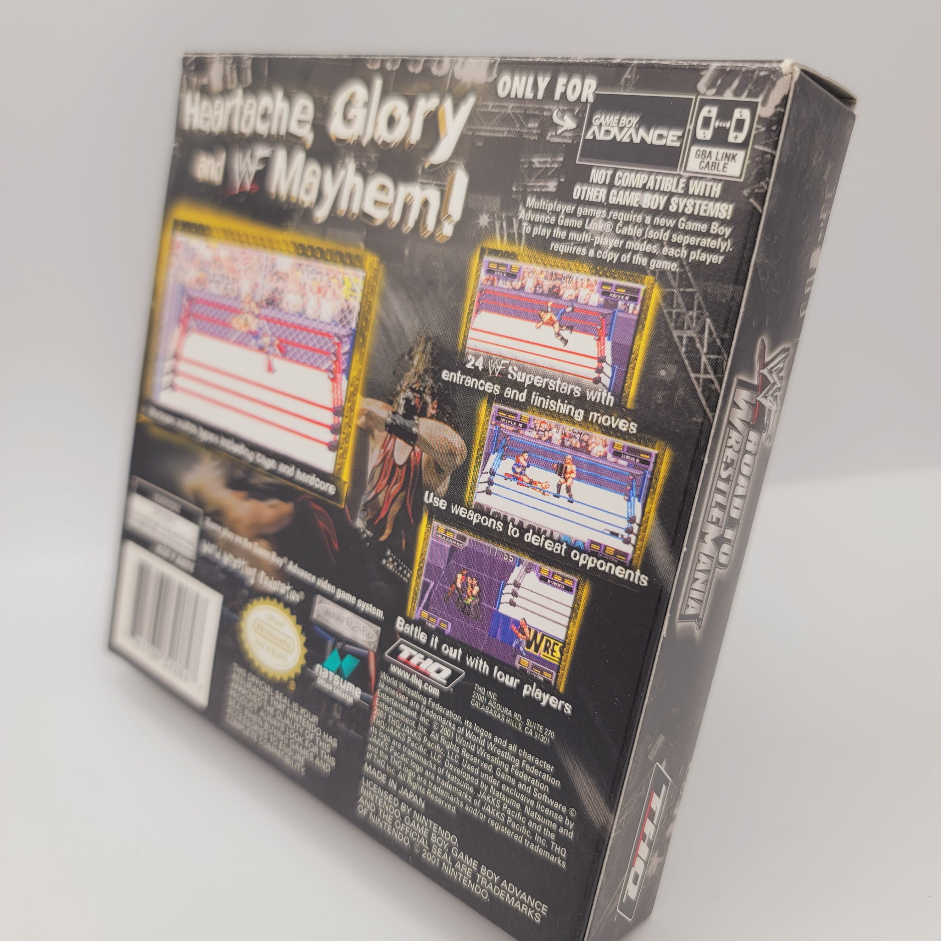 GBA - WWF Road to WrestleMania (Complete in Box / A+ / With Manual)