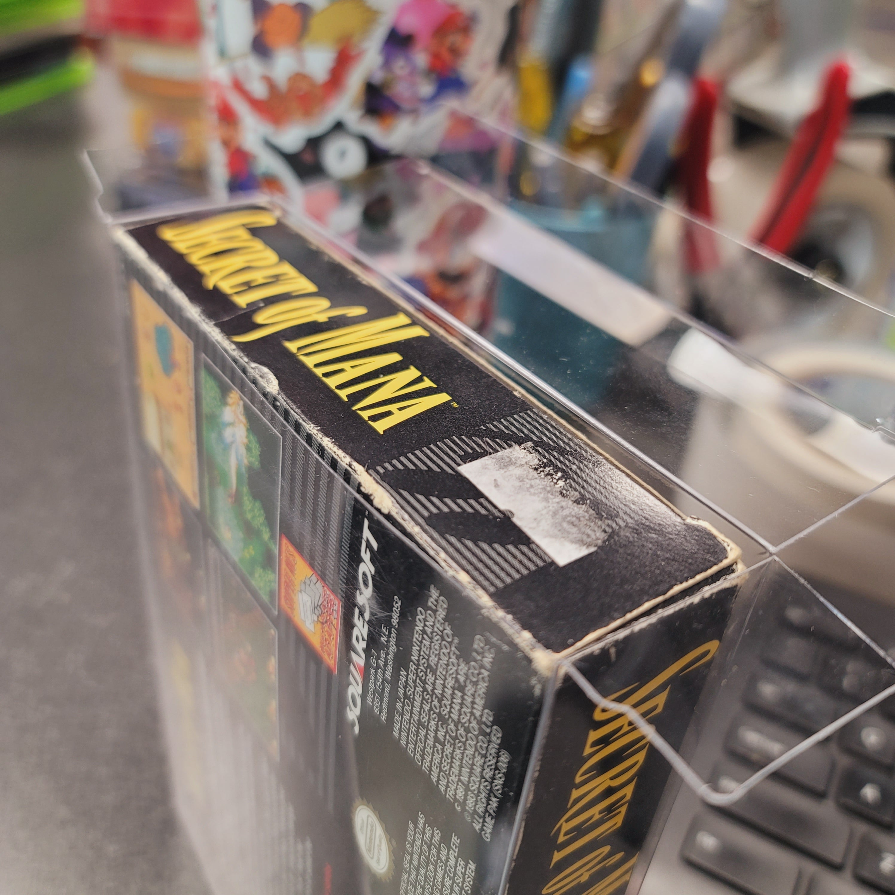 SNES - Secret of Mana (Complete in Box / A- / With Manual & Poster)