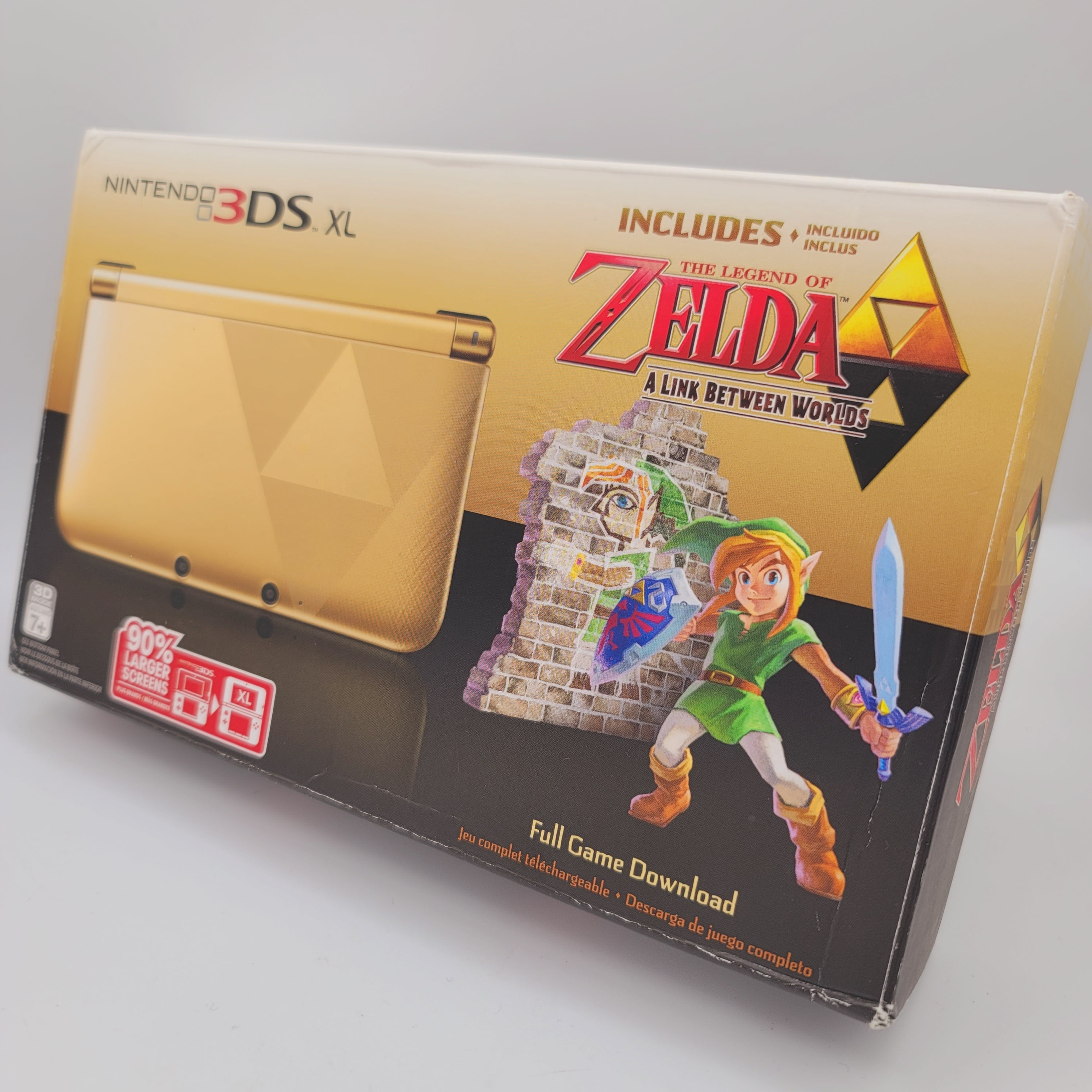 3DS XL System (The Legend of Zelda A Link Between Worlds / Complete in Box)