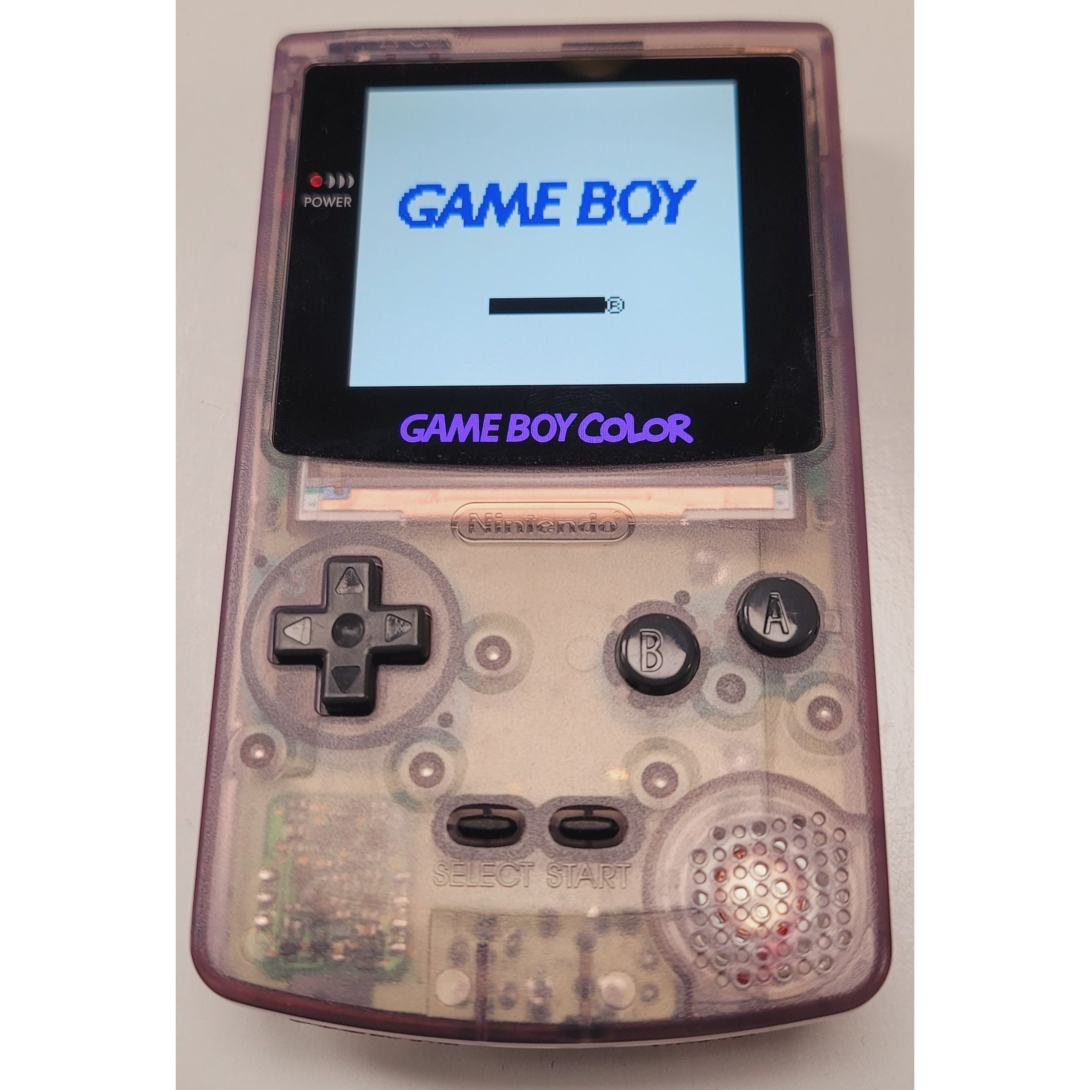 Game Boy Color System (Atomic Purple / Backlit Mod)