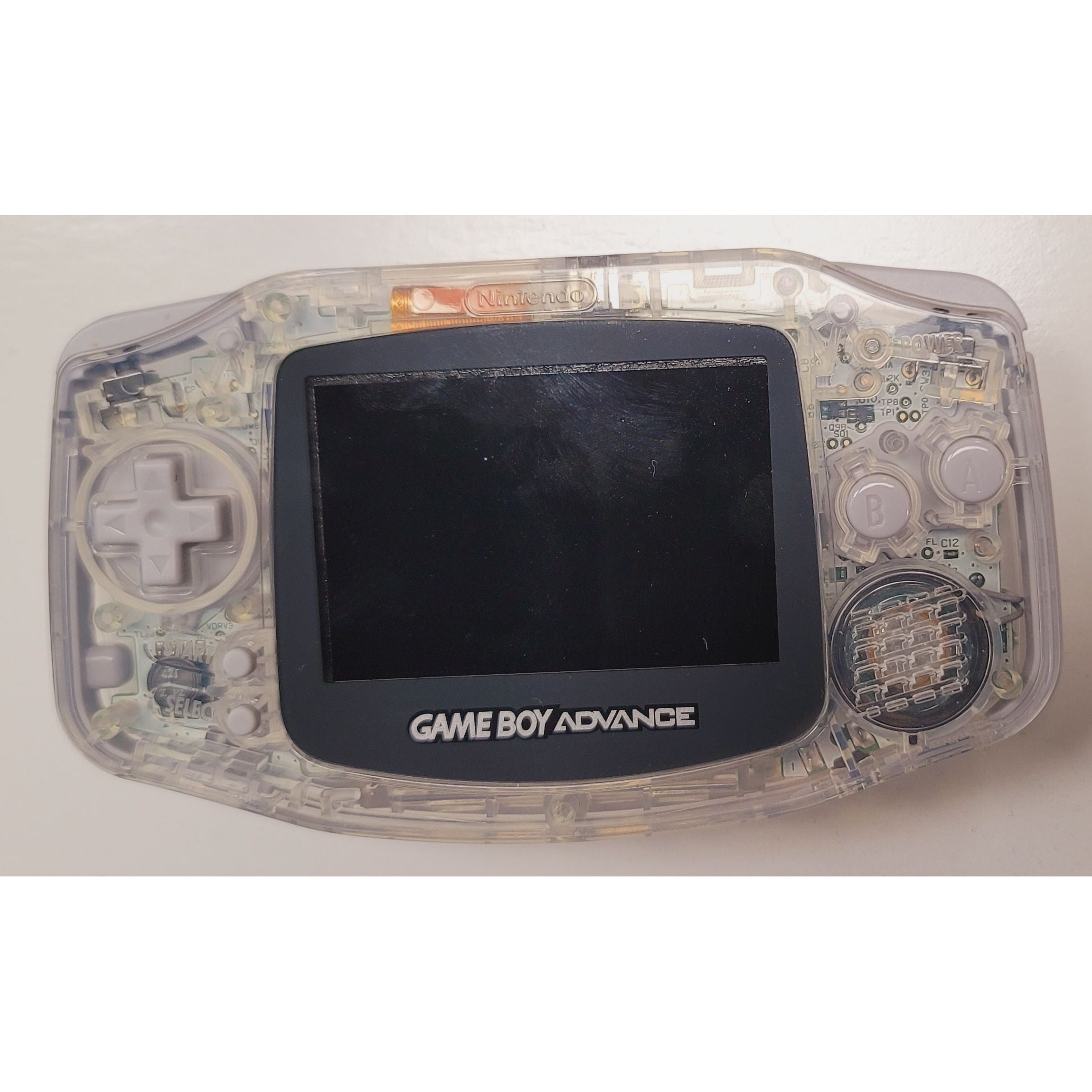 Game Boy Advance System (Custom Clear / Backlit Mod)