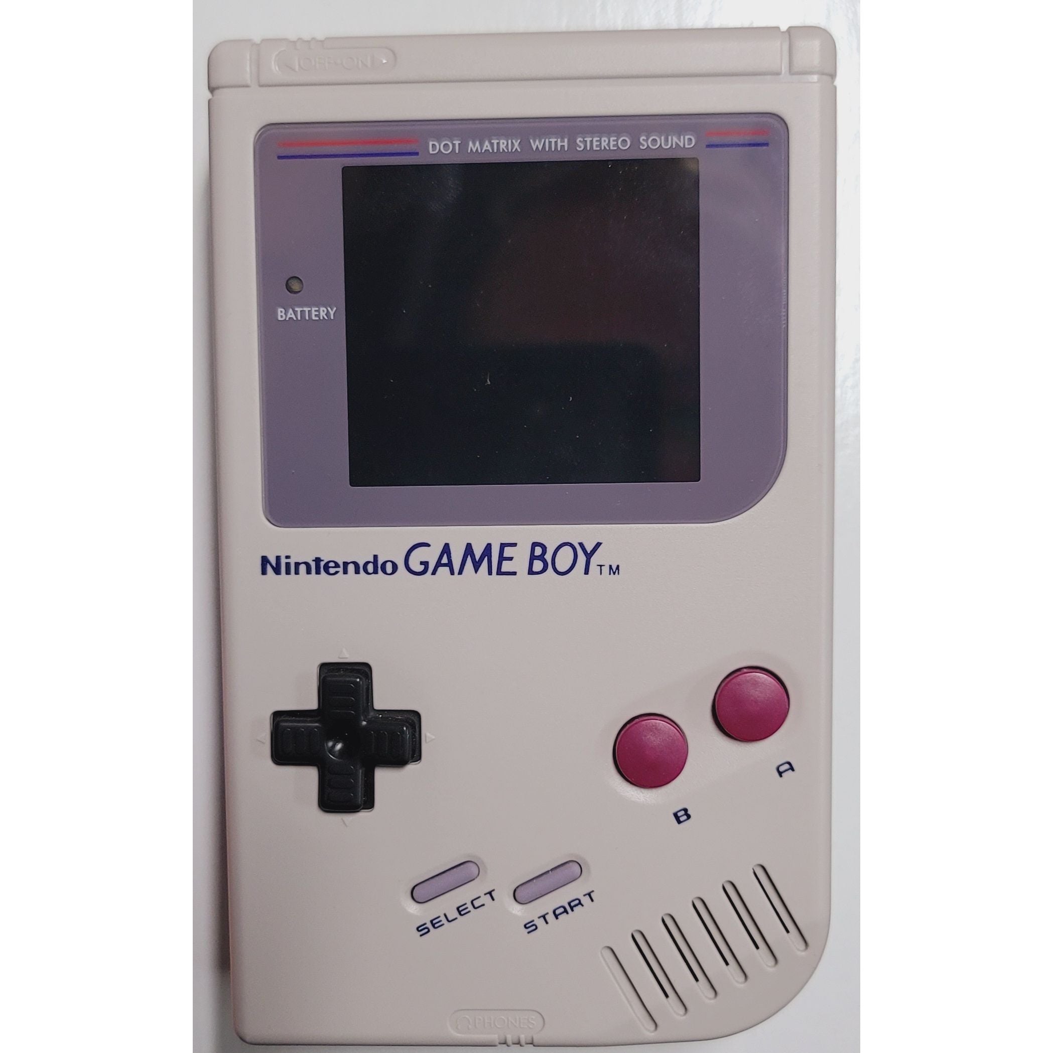 Système Game Boy Classic avec écran LCD IPS et affichage à l'écran