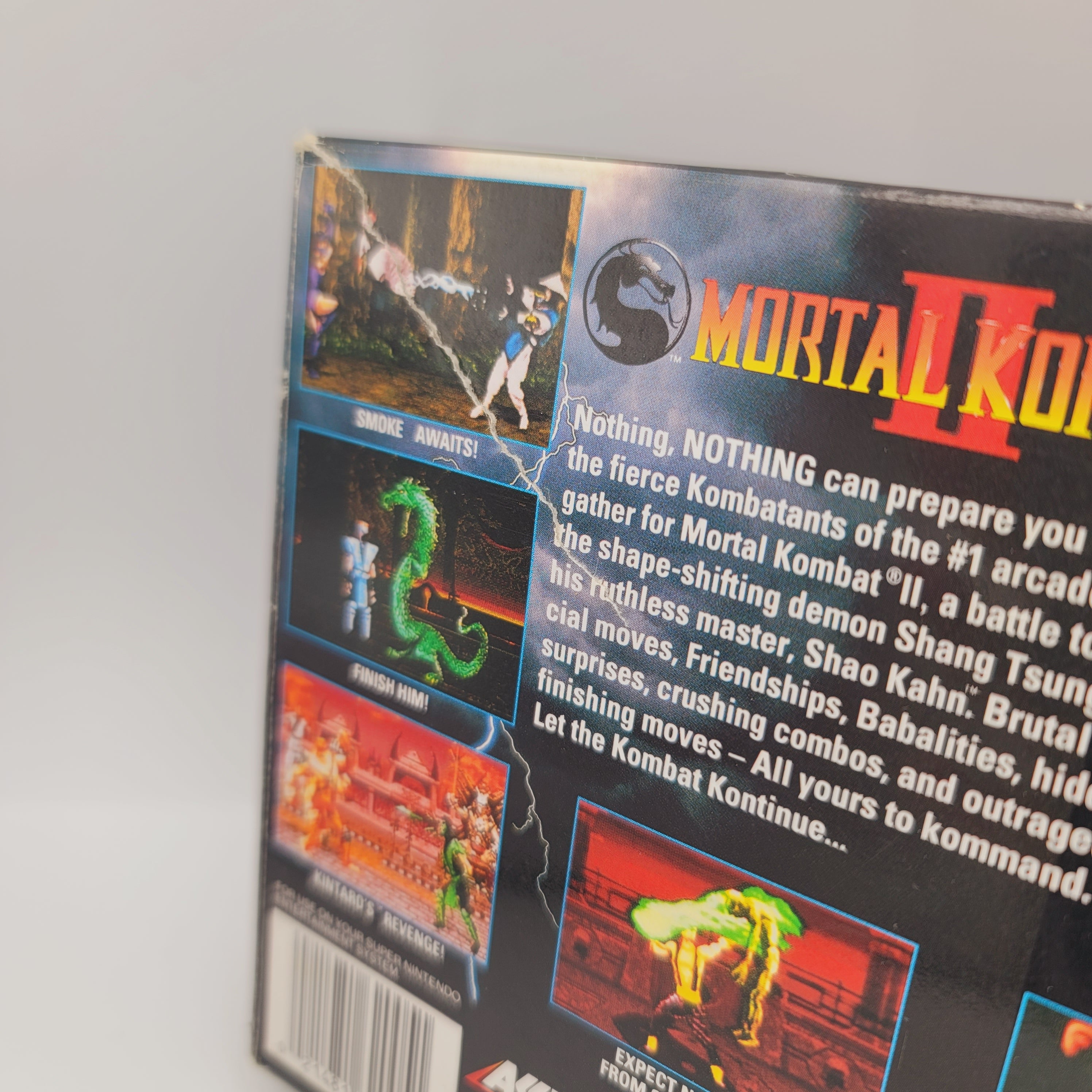 SNES - Mortal Kombat II (Complete in Box / B- / With Manual)