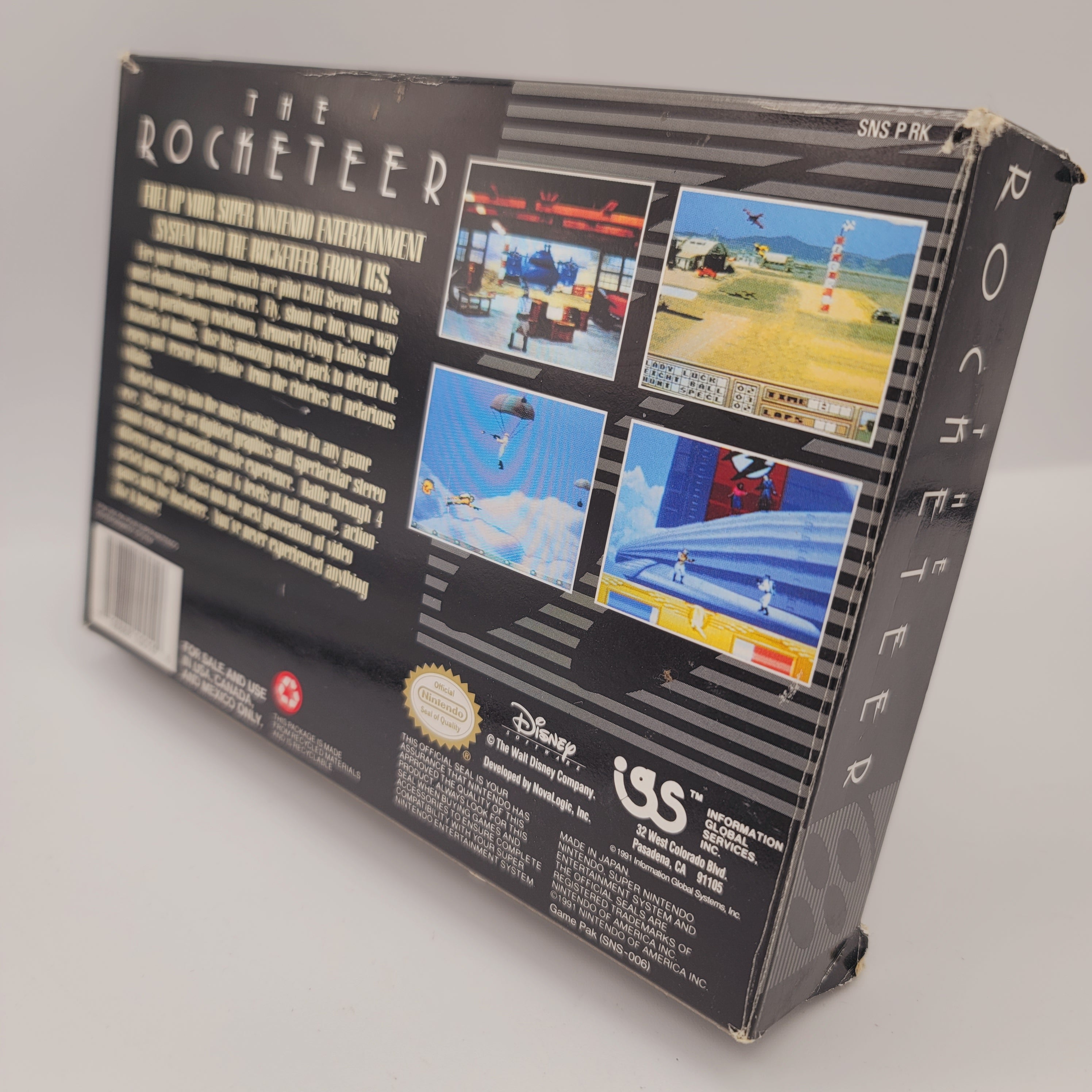 SNES - The Rocketeer (Complete in Box / A / With Manual)