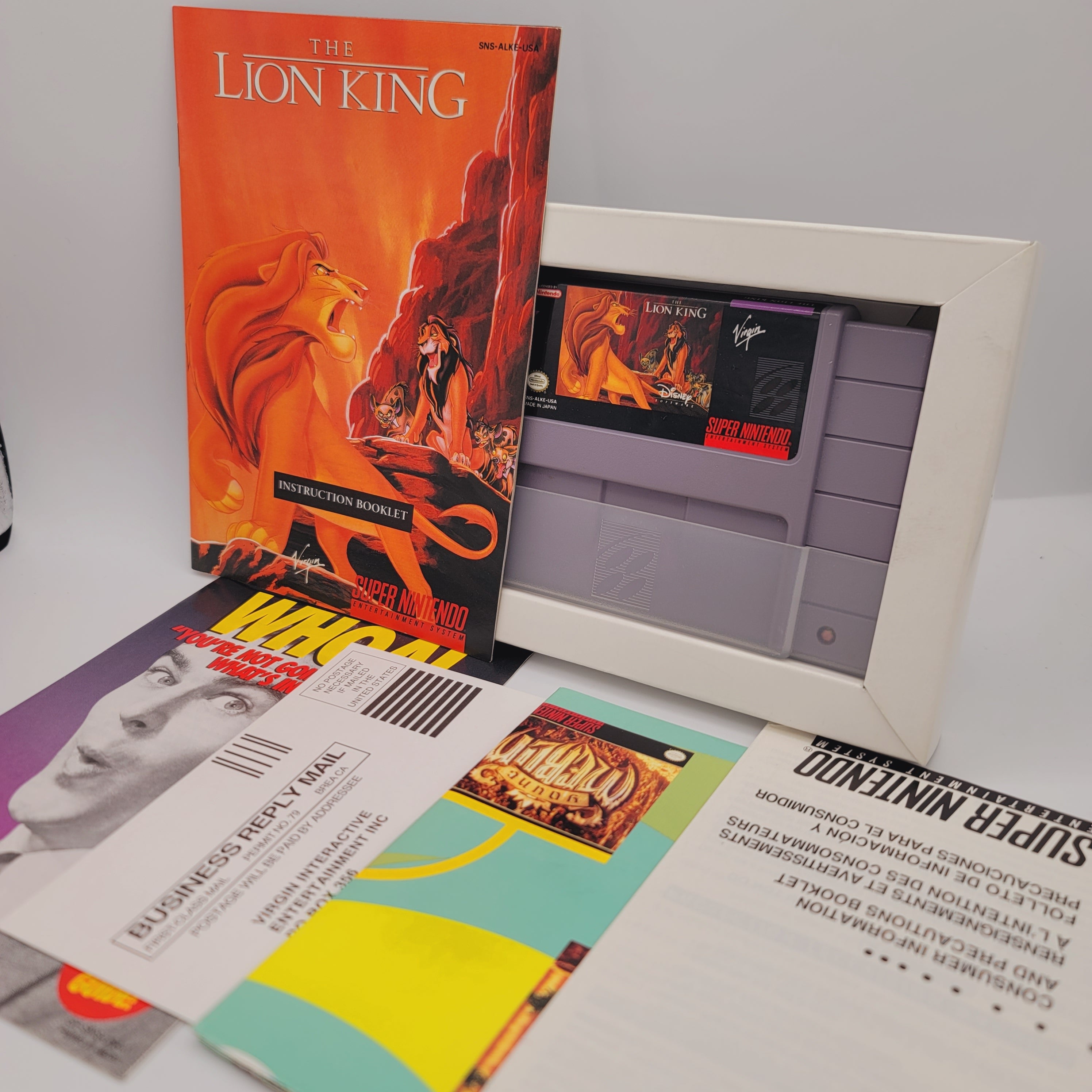 SNES - The Lion King (Complete in Box / A+ / With Manual)