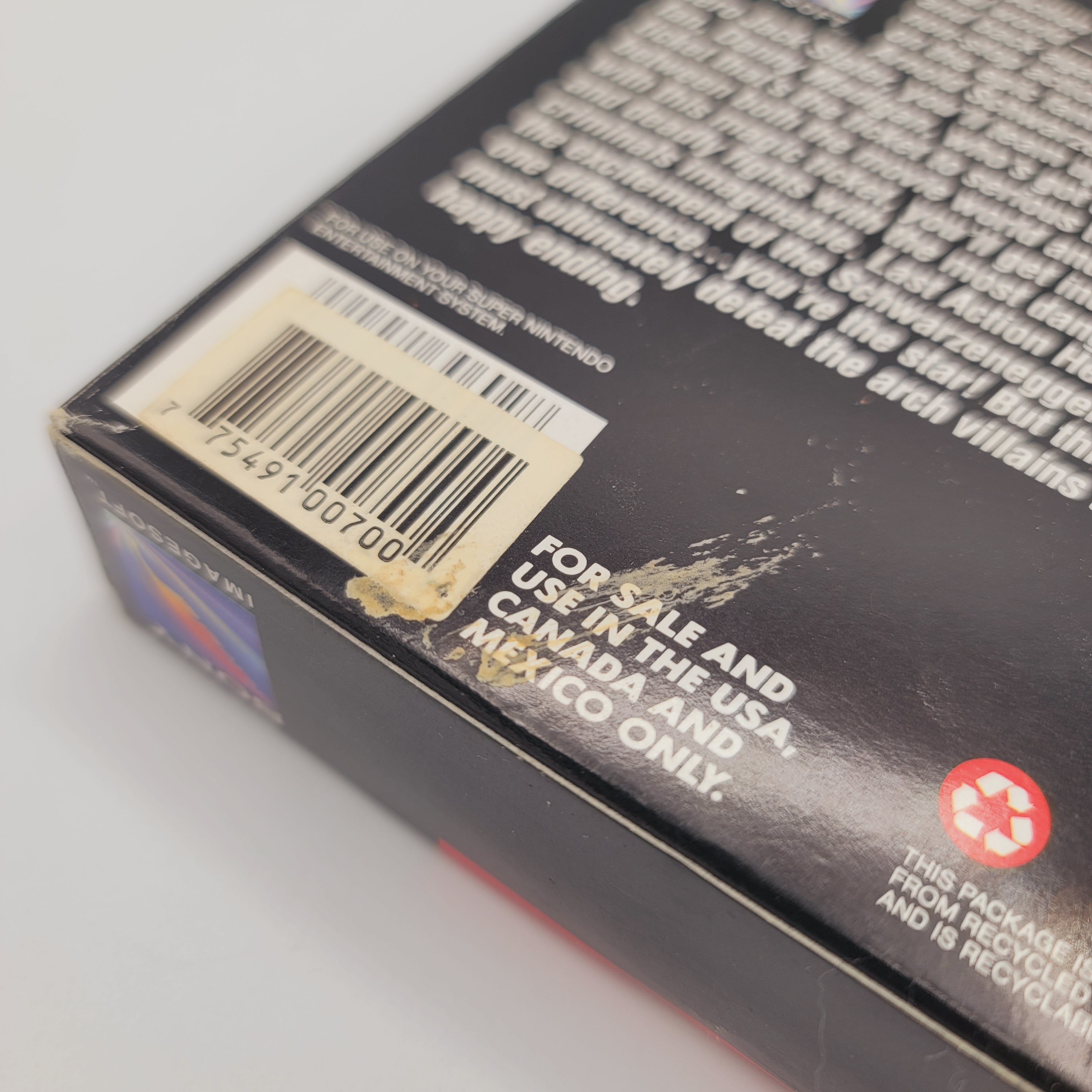 SNES - Last Action Hero (Complete in Box / B+ / With Manual)