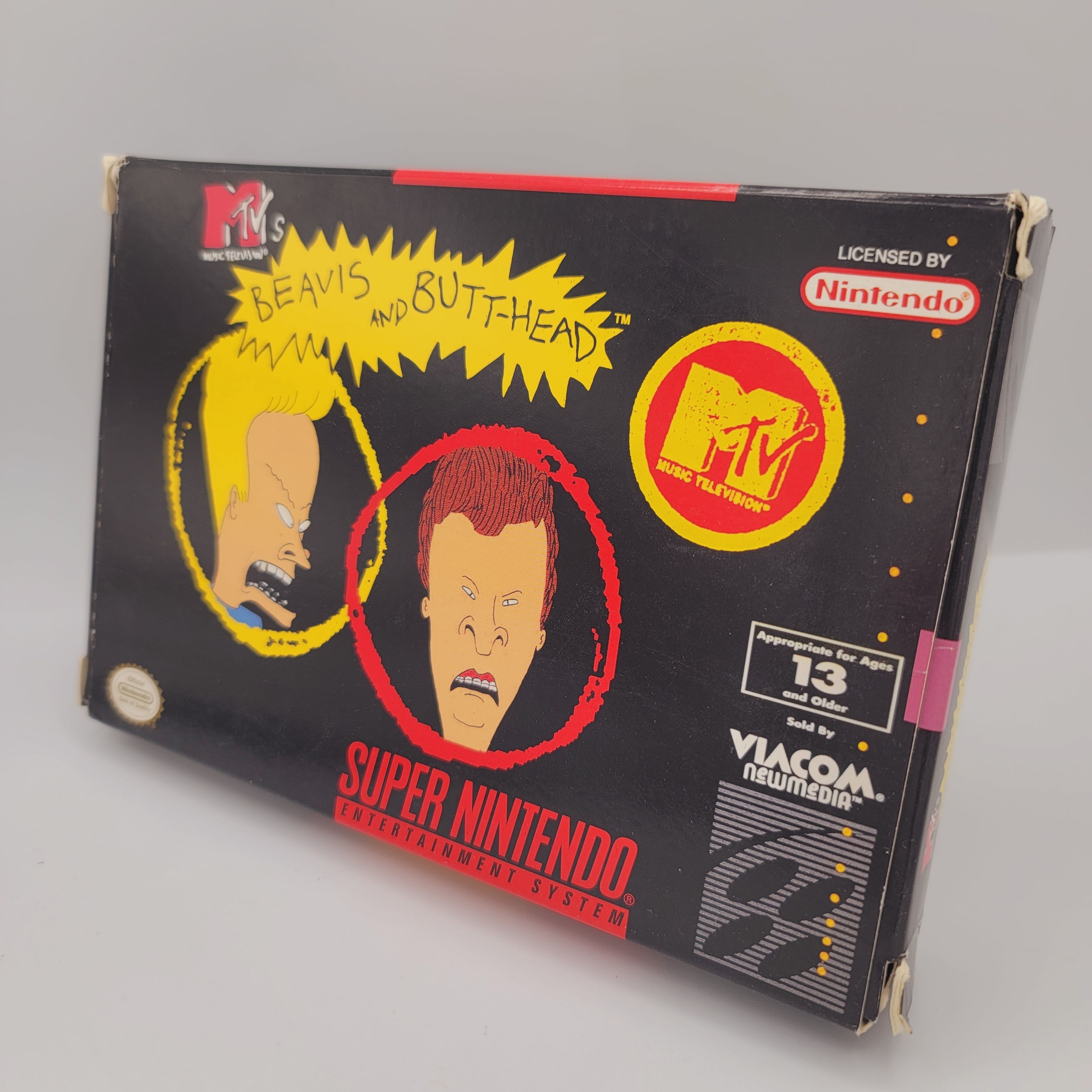 SNES - MTV's Beavis and Butt-Head (Complete in Box / A / With Manual)