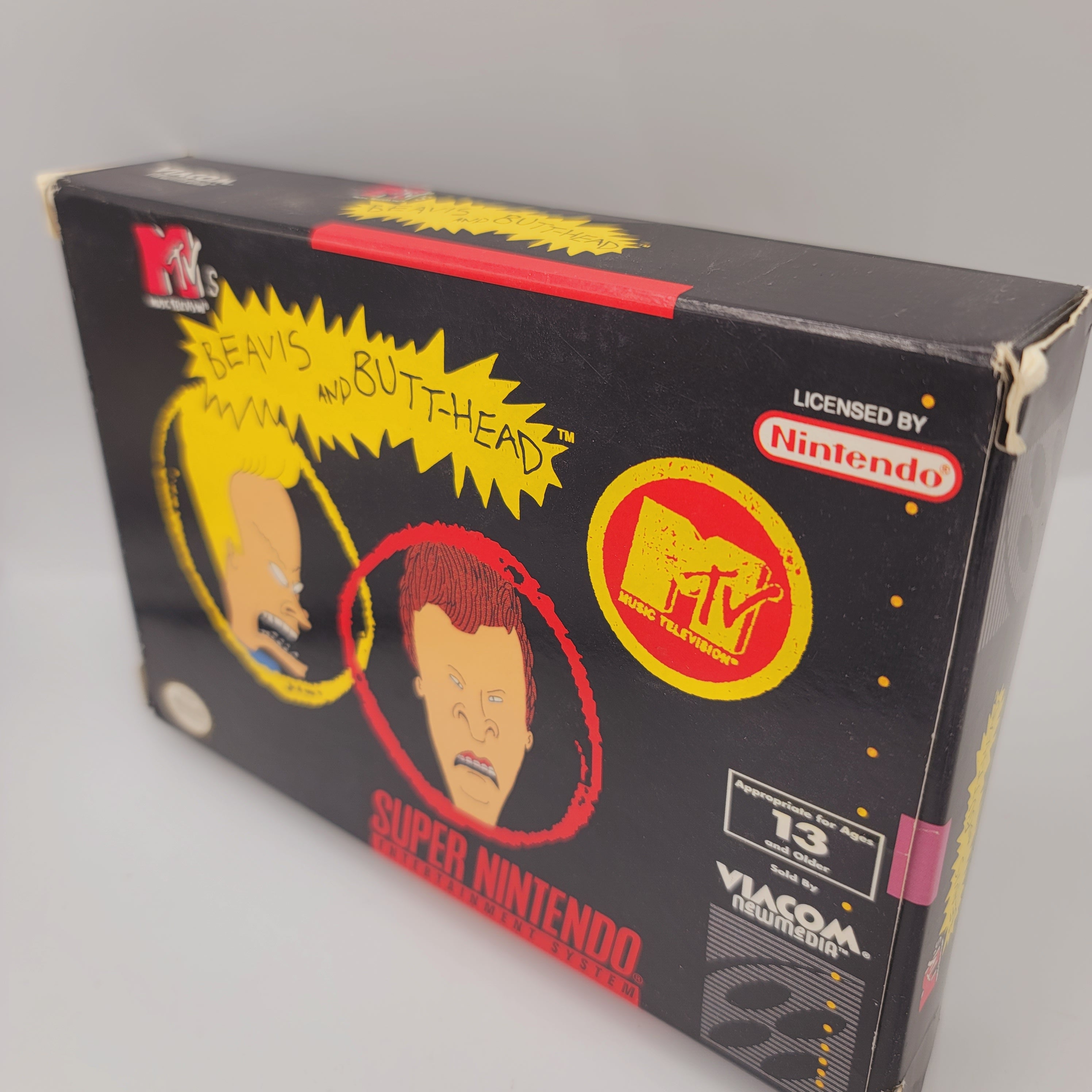 SNES - MTV's Beavis and Butt-Head (Complete in Box / A / With Manual)