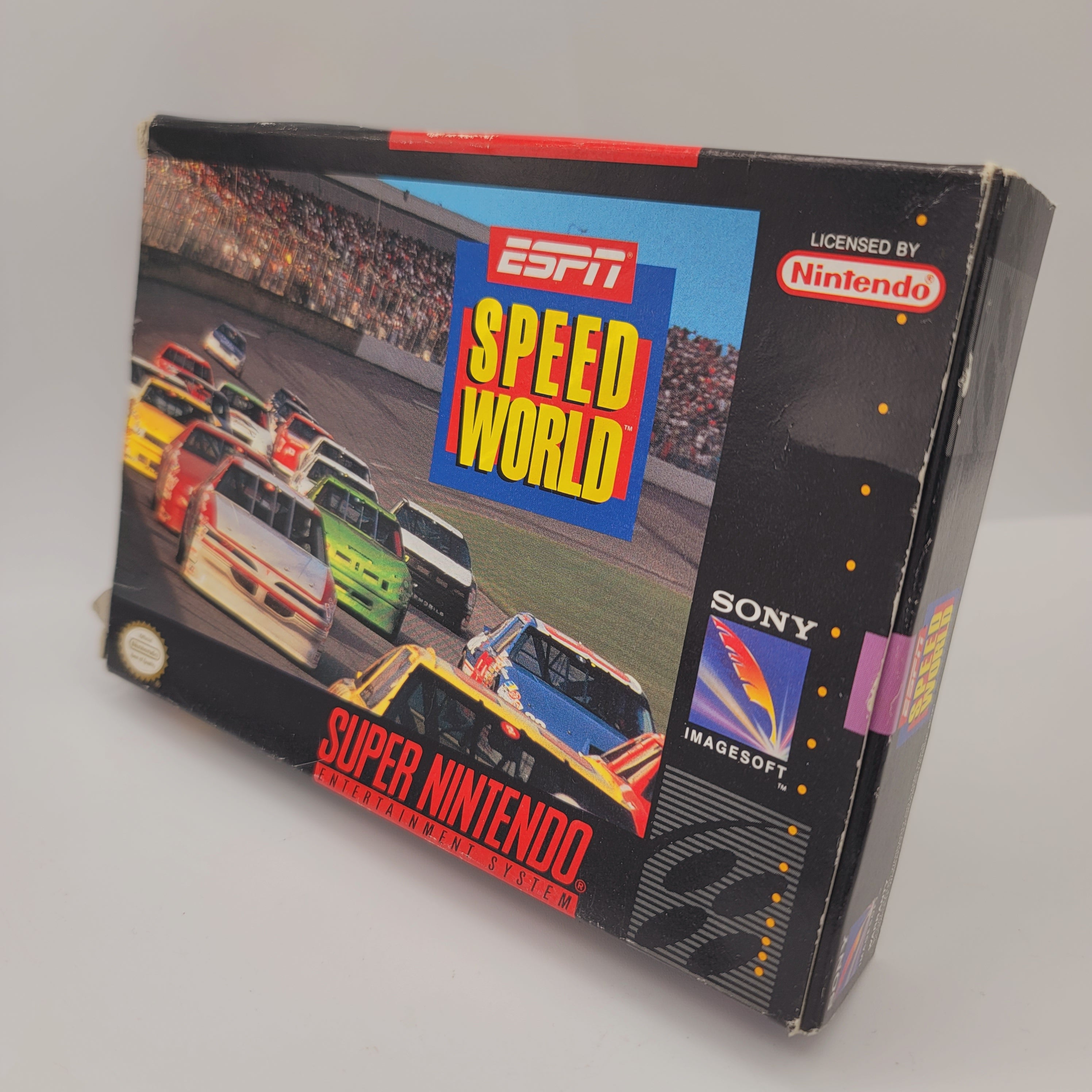 SNES - ESPN SpeedWorld (Complete in Box / A- / With Manual)