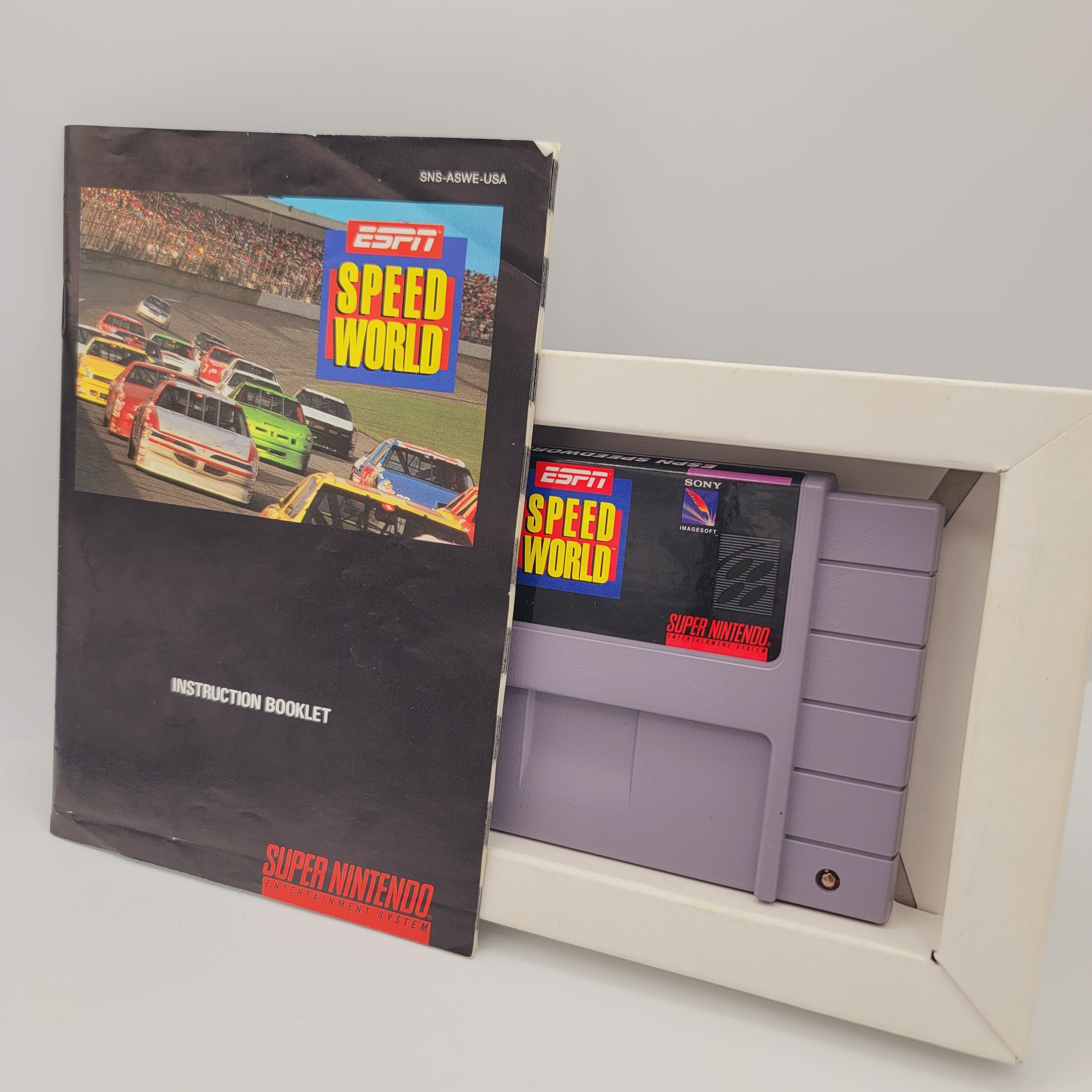 SNES - ESPN SpeedWorld (Complete in Box / A- / With Manual)