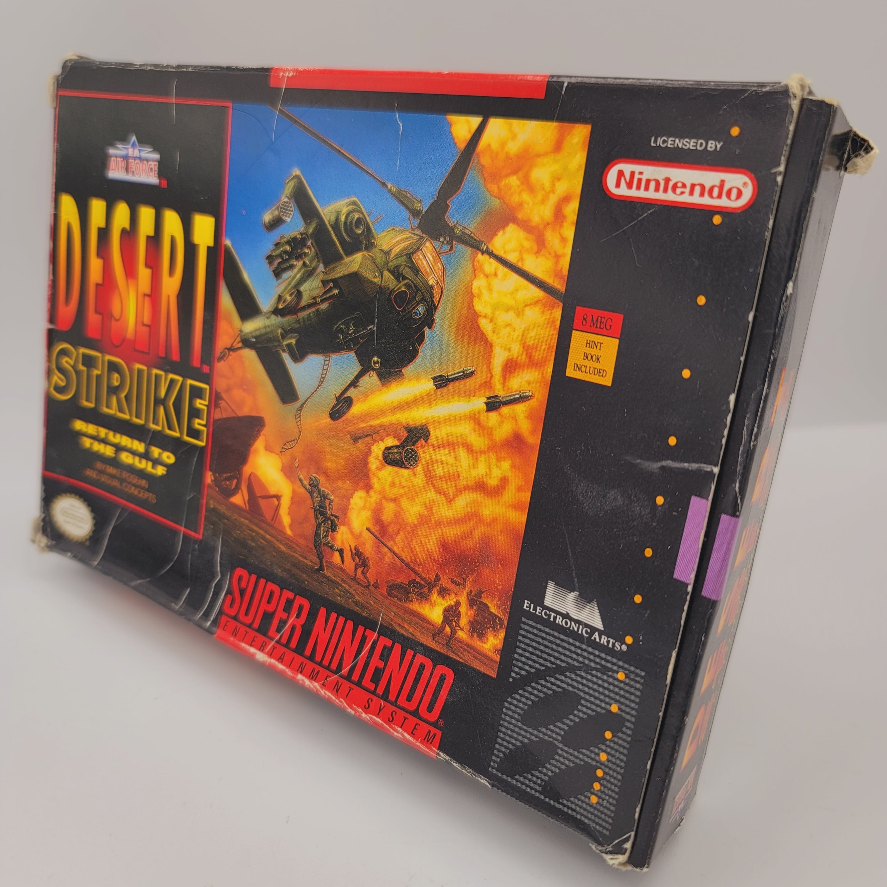 SNES - Desert Strike Return to the Gulf (Complete in Box / B- / With Manual)