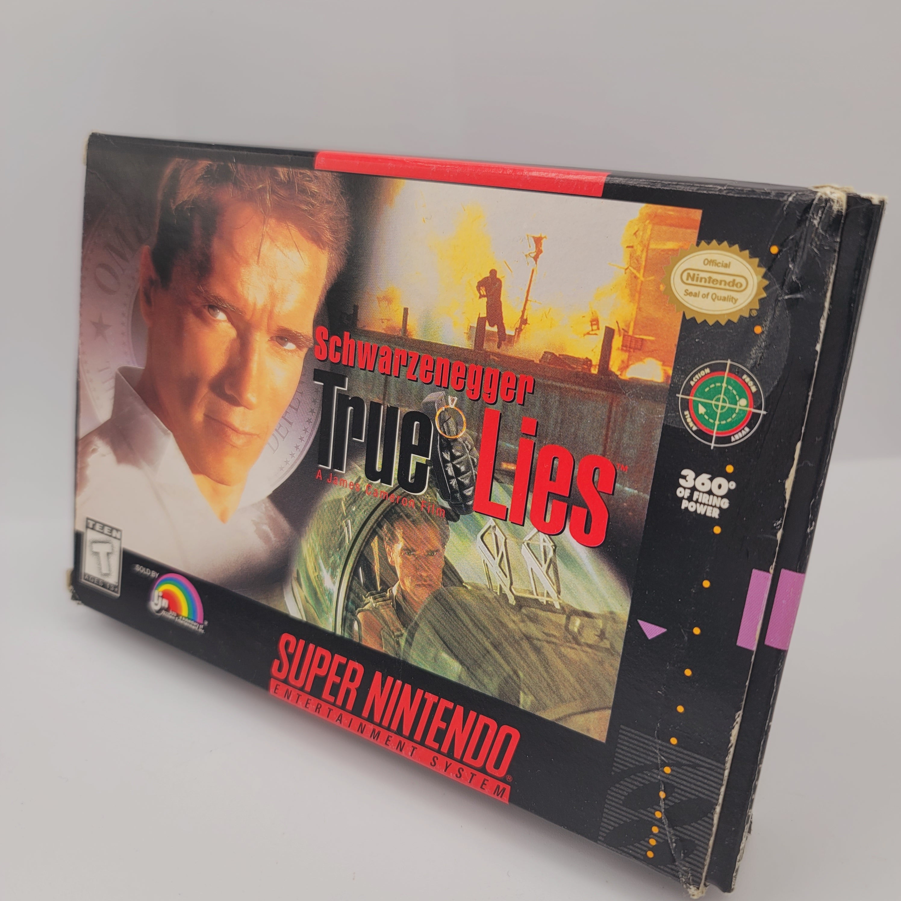 SNES - True Lies (Complete in Box / A- / With Manual)