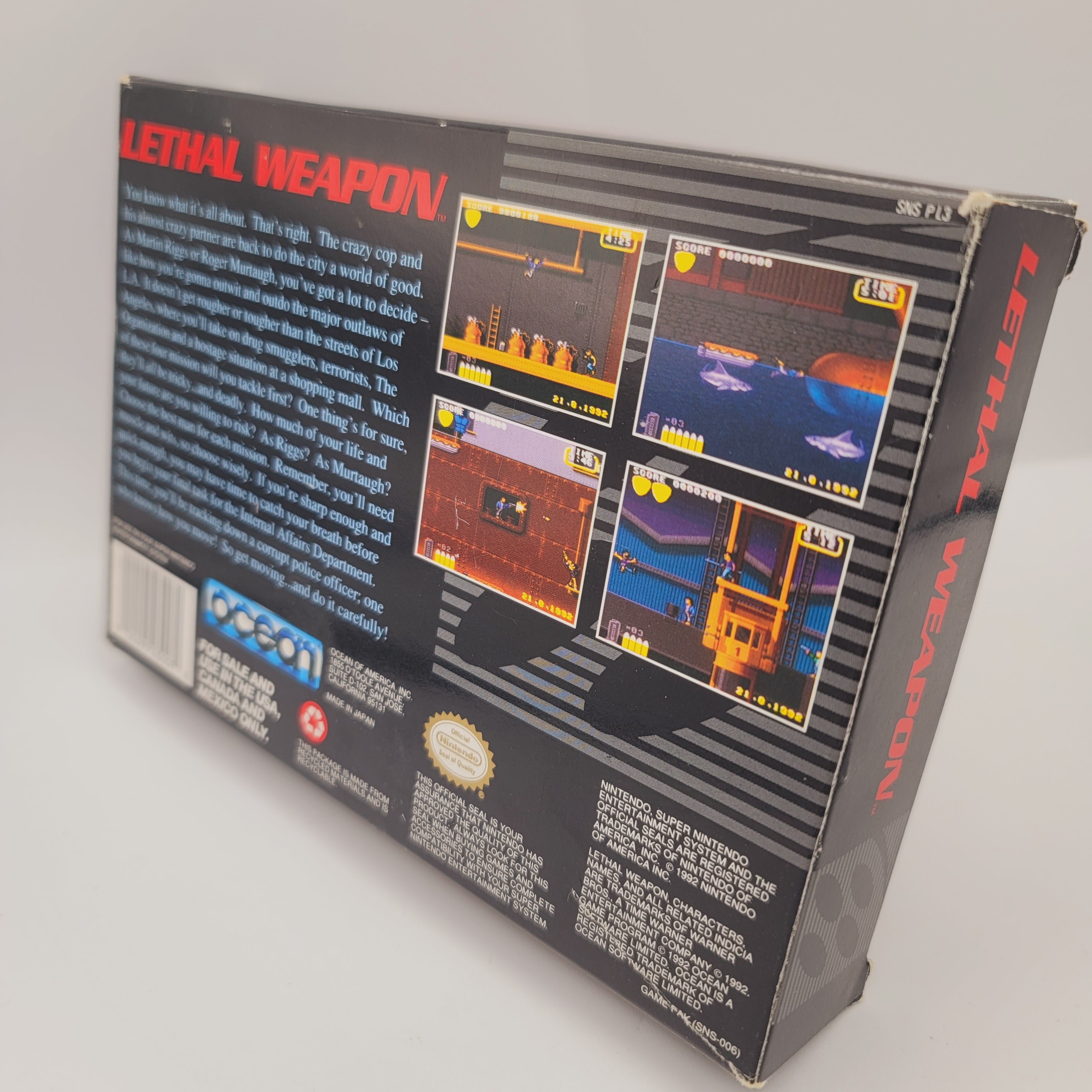 SNES - Lethal Weapon (Complete in Box / A- / With Manual)