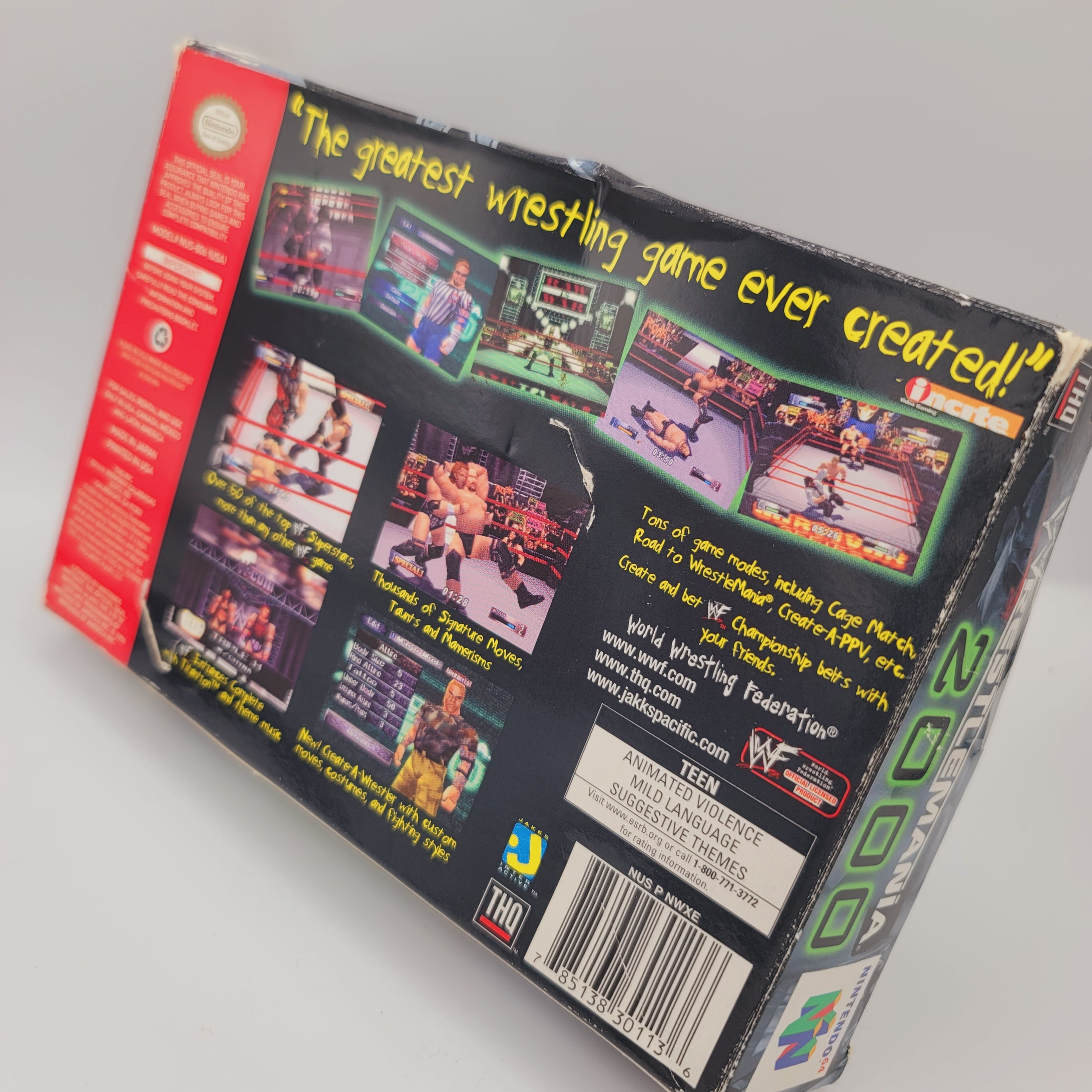 N64 - WWF WrestleMania 2000 (Complete in Box / C / With Manual)