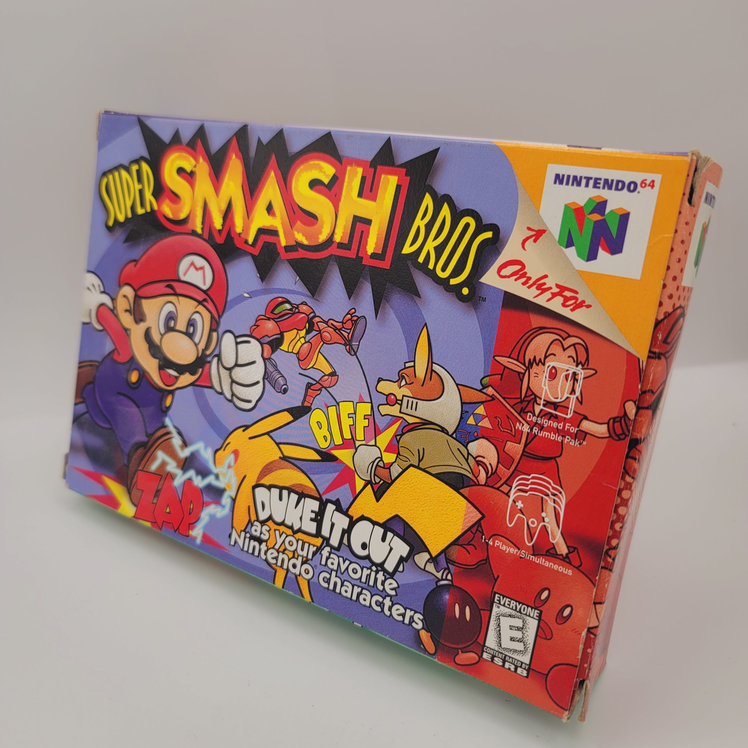 N64 - Super Smash Bros. (Complete in Box / A / With Manual)