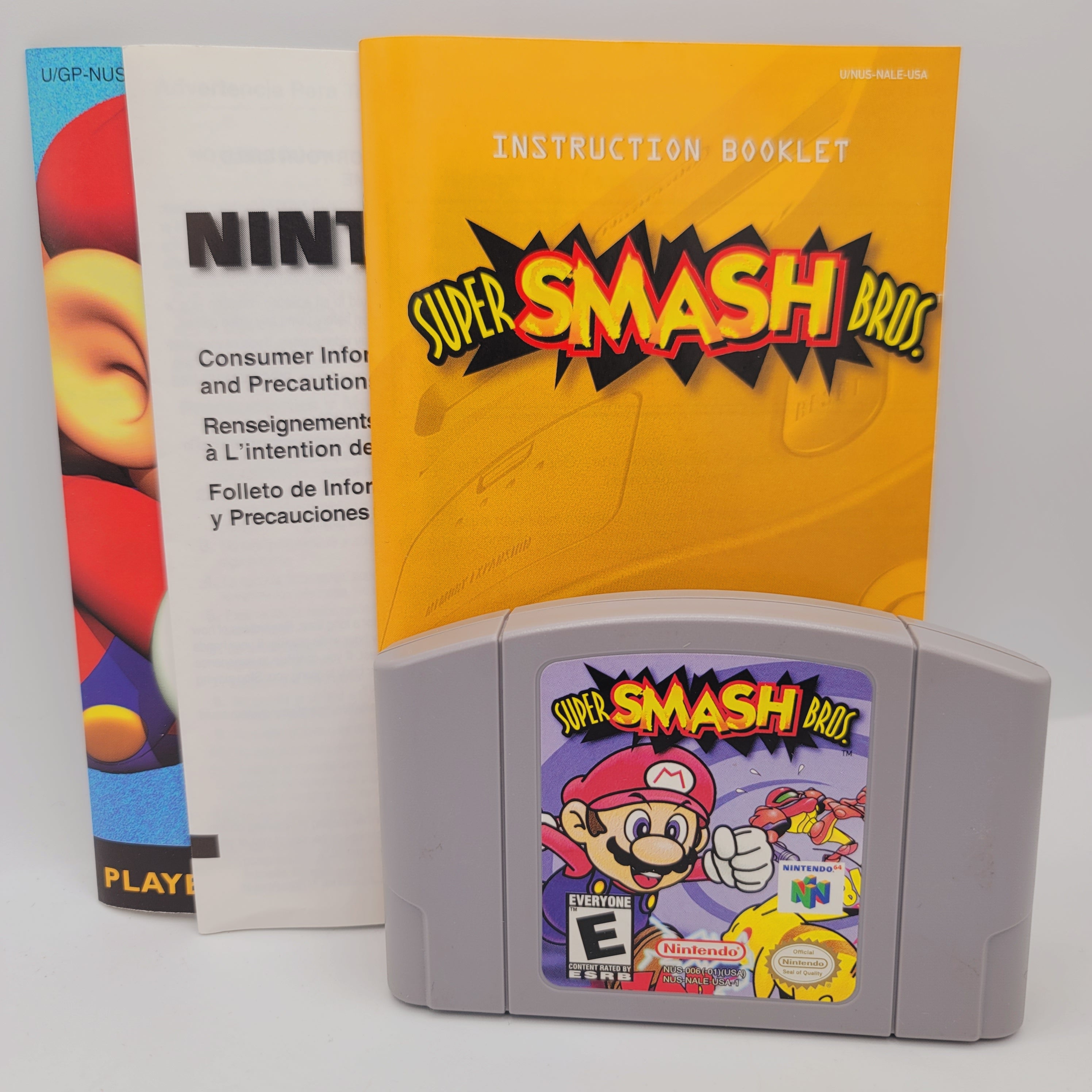 N64 - Super Smash Bros. (Complete in Box / A / With Manual)