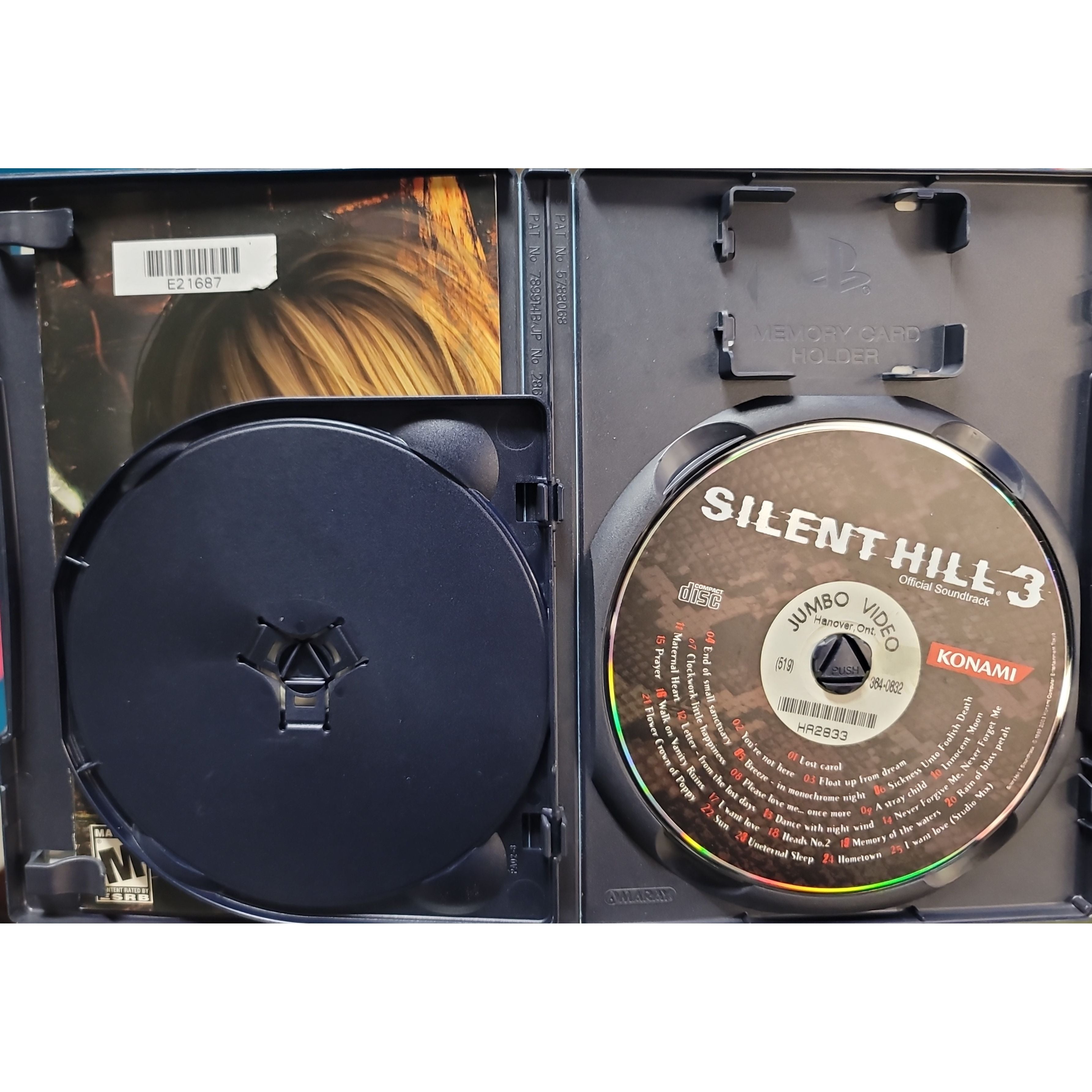 PS2 - Silent Hill 3 (Rental Stickers)