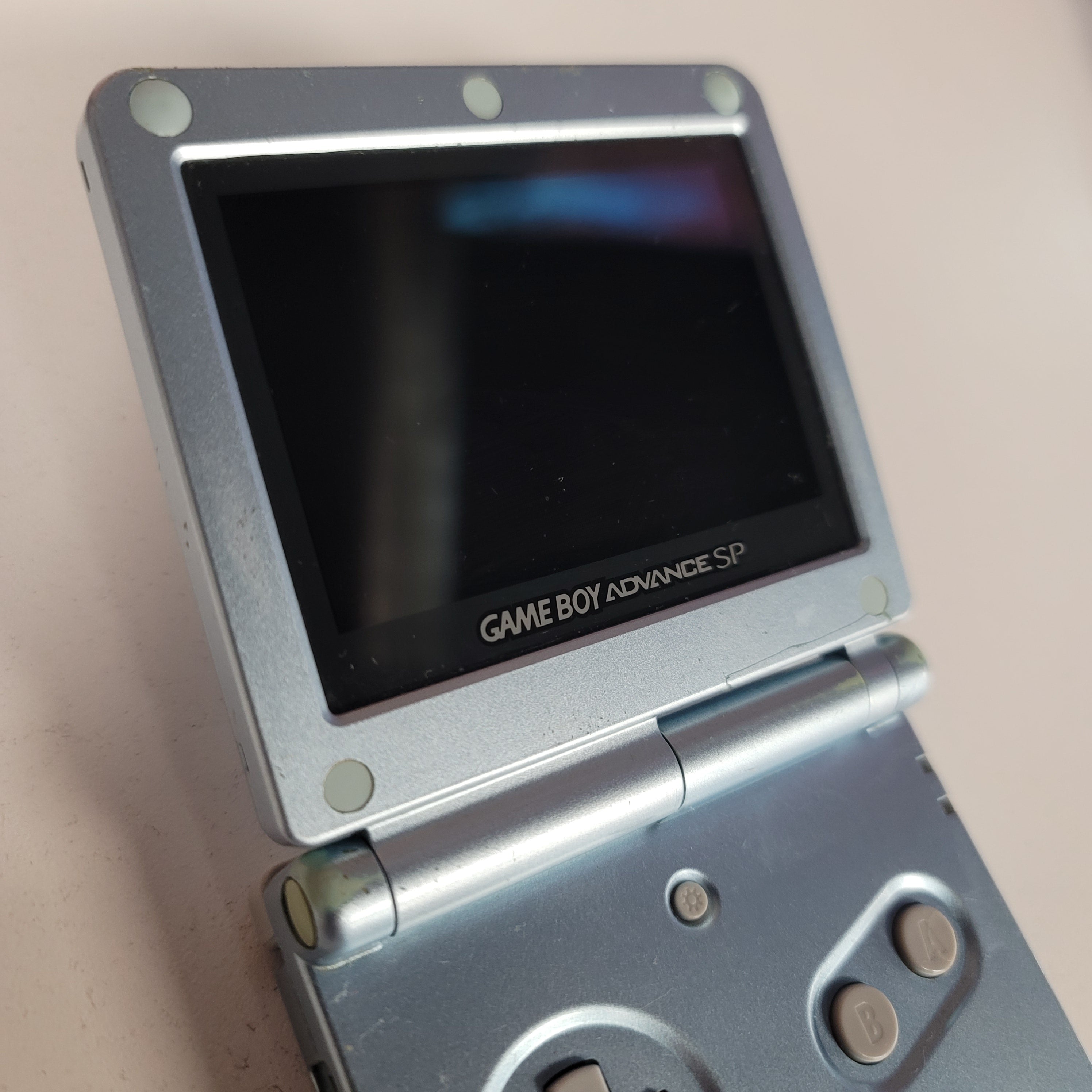 Game Boy Advance SP System (Back Lit / Pearl Blue / Reduced)