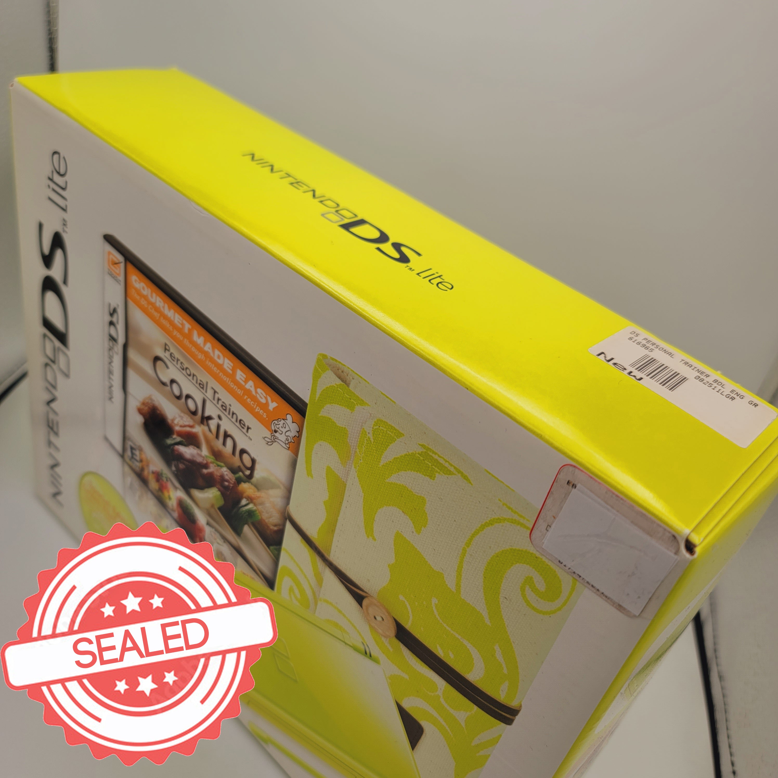 DS Lite System Special Edition Personal Trainer Cooking Green Sealed Box