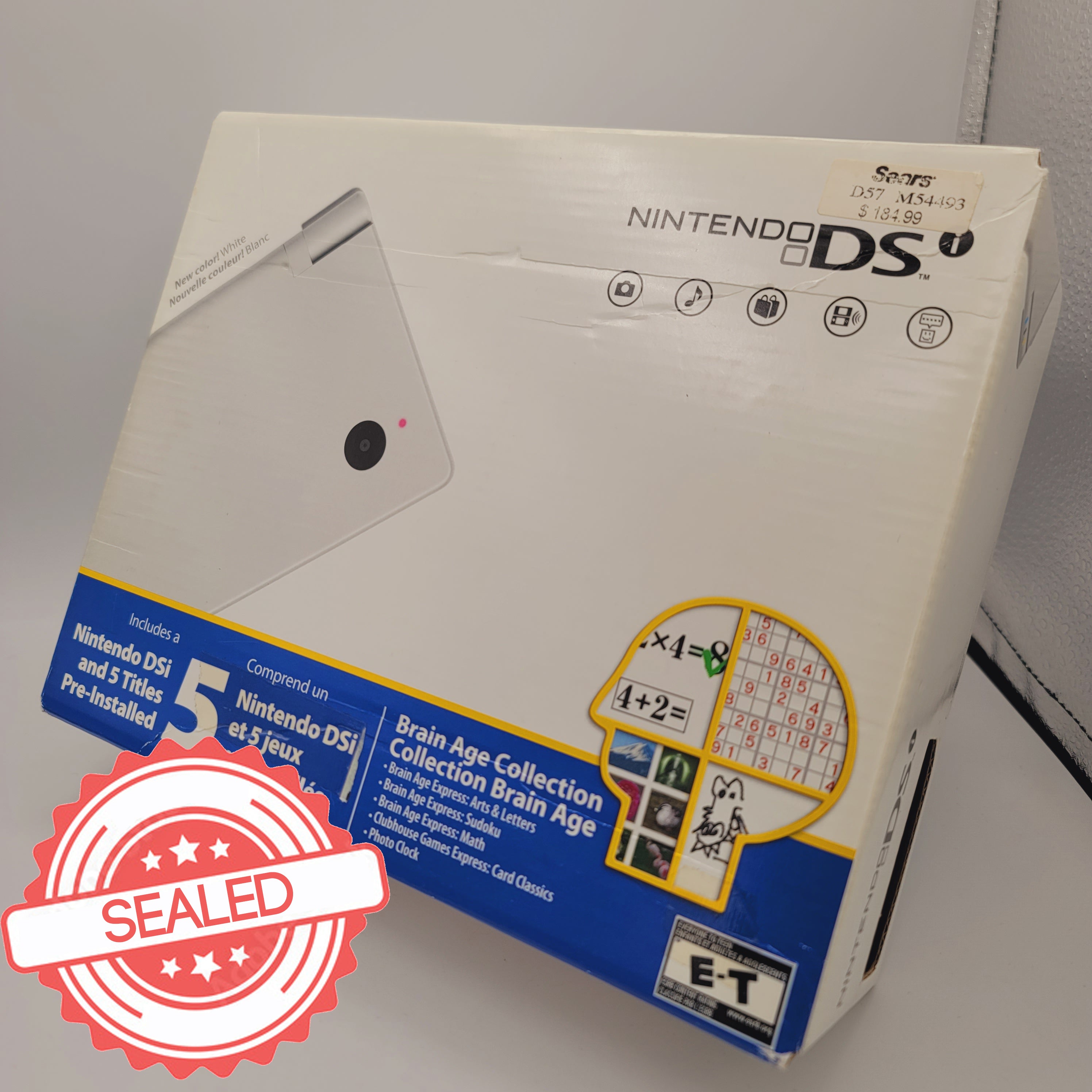 DSi System White Sealed Box