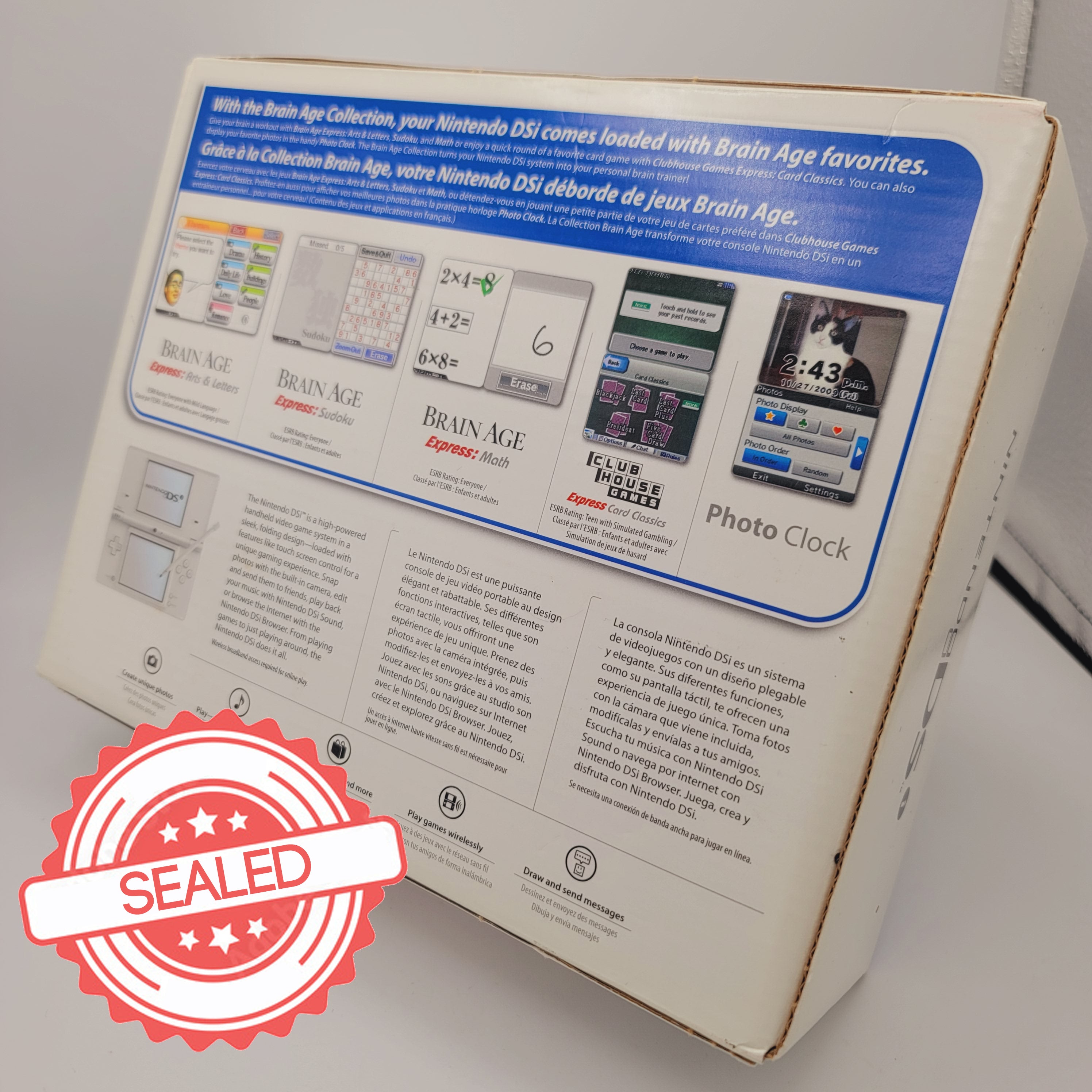 DSi System White Sealed Box