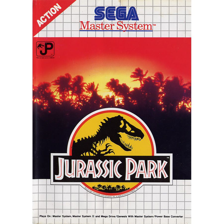 Master System - Jurassic Park (In Case)