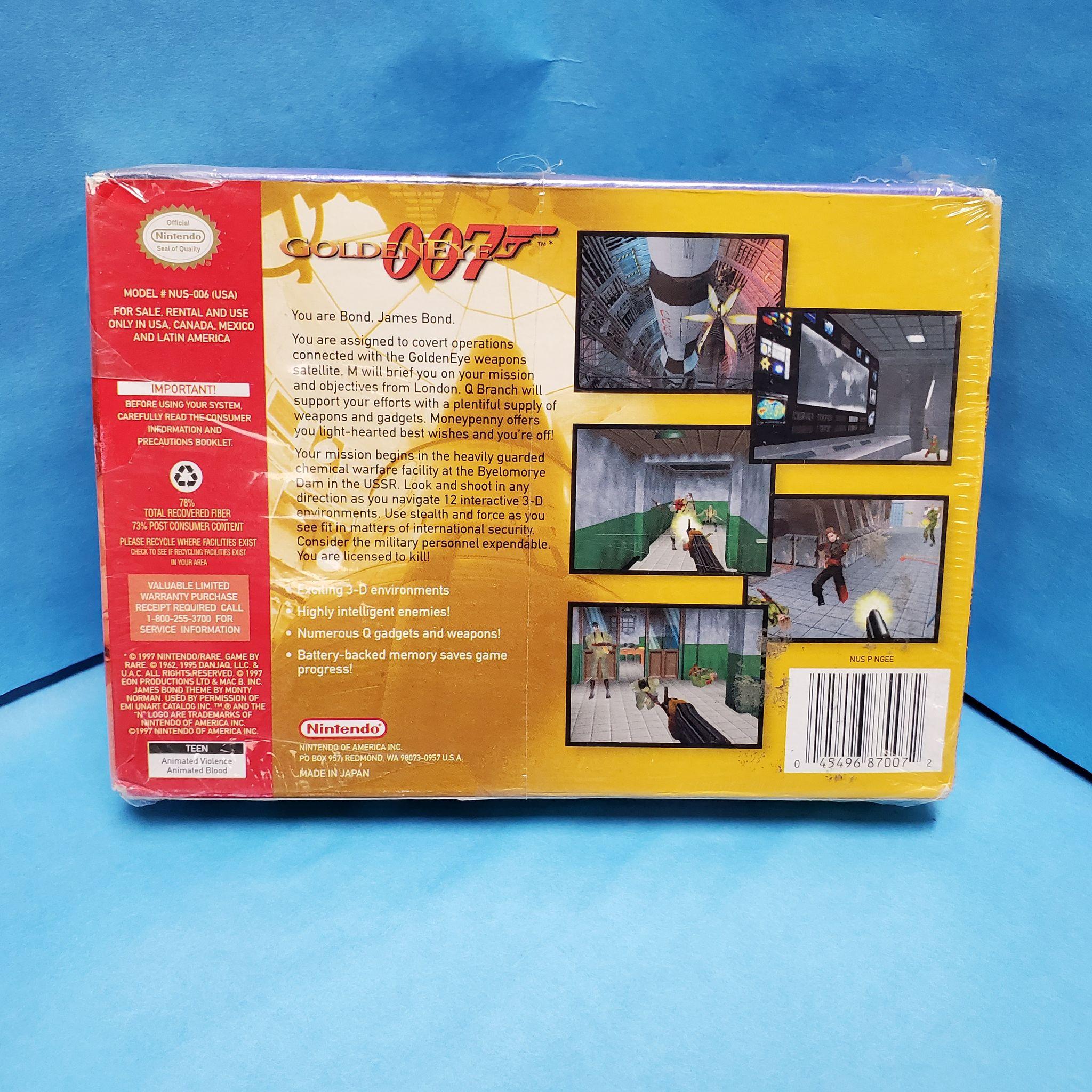 N64 - GoldenEye 007 (Sealed in Box / Damaged Seal)