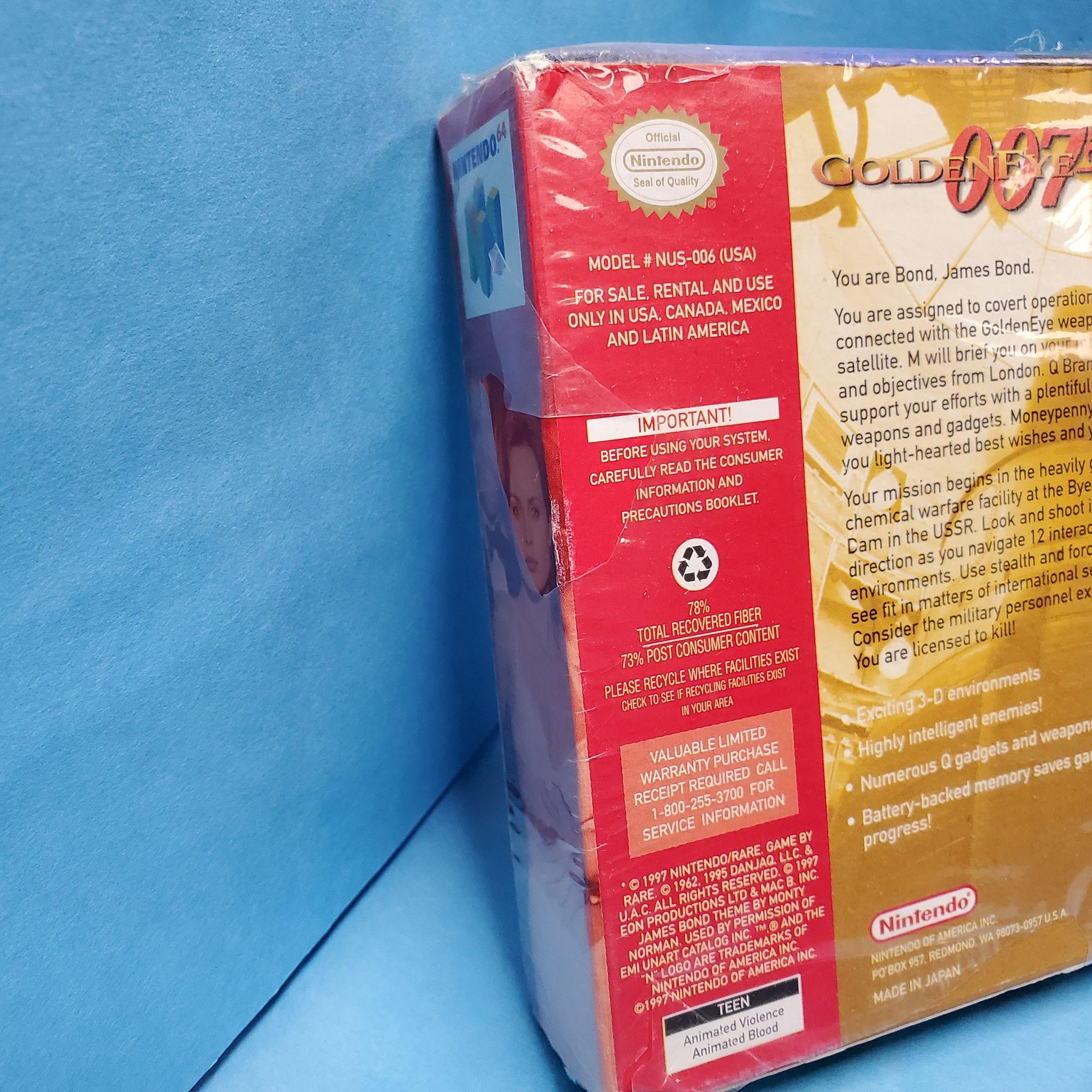 N64 - GoldenEye 007 (Sealed in Box / Damaged Seal)