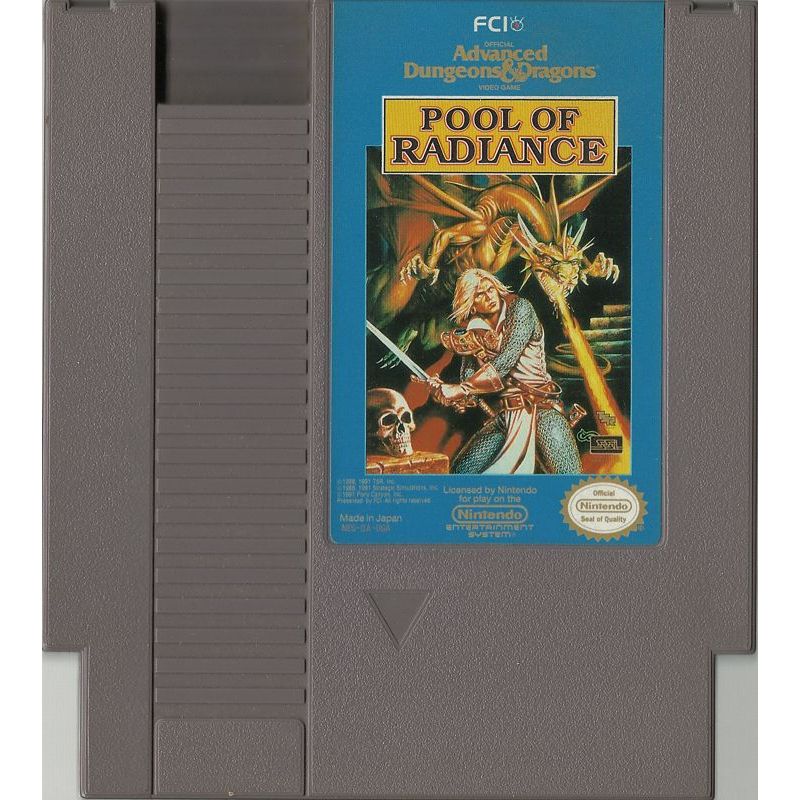 NES - Advanced Dungeons & Dragons Pool of Radiance (Cartridge Only)