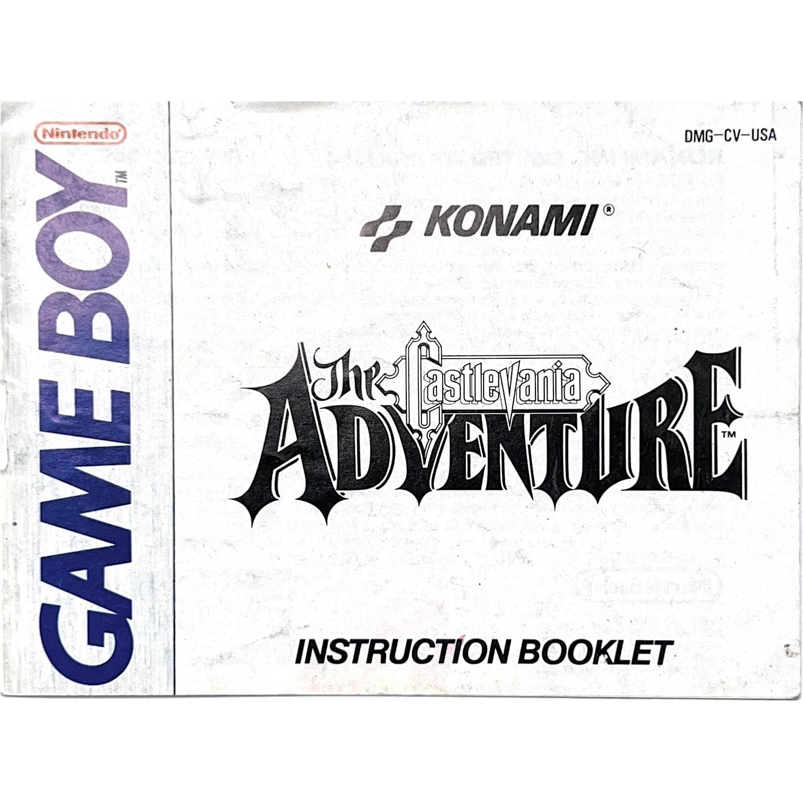 GB - Castlevania The Adventure (Manual)