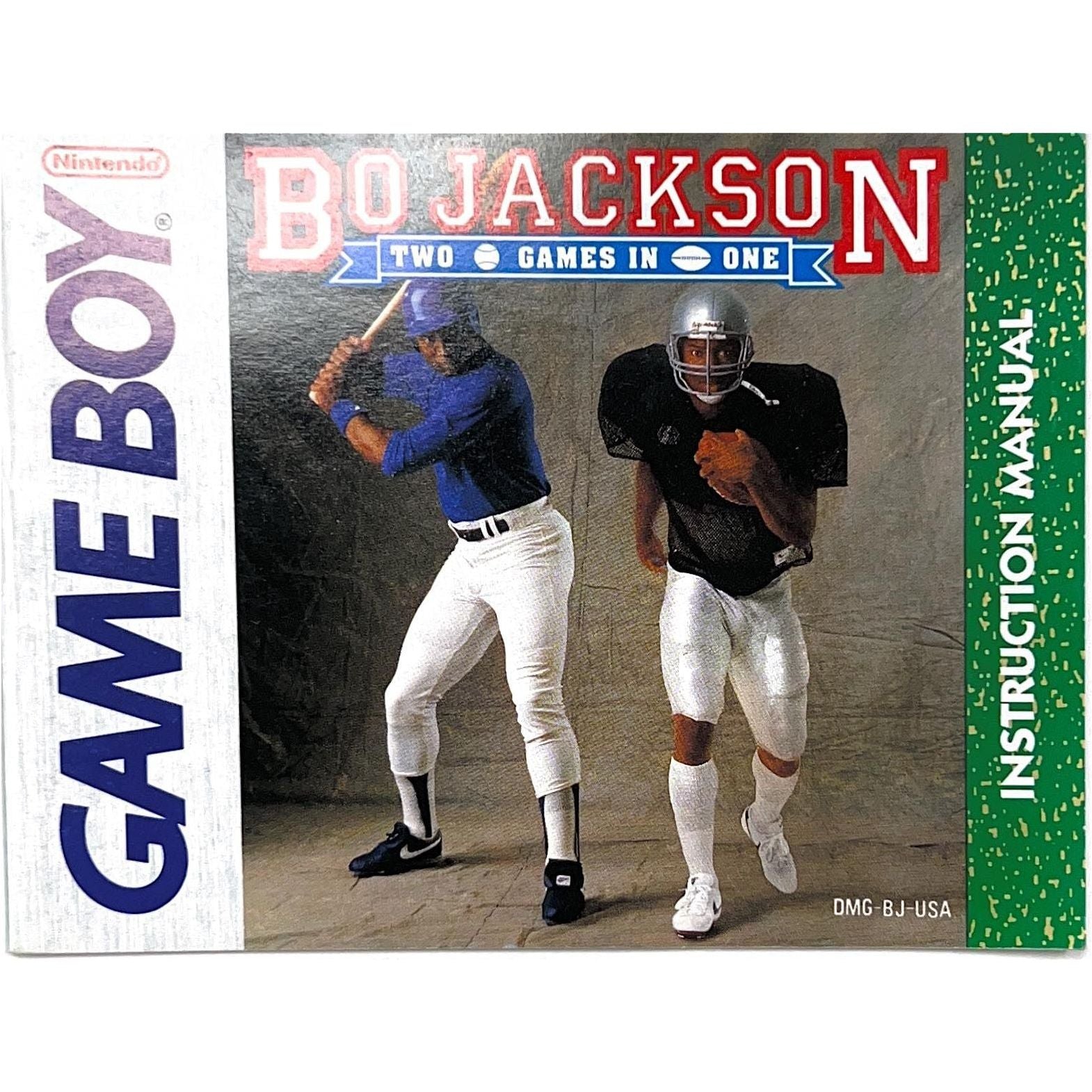 GB - Bo Jackson Two Games in One (Manual)