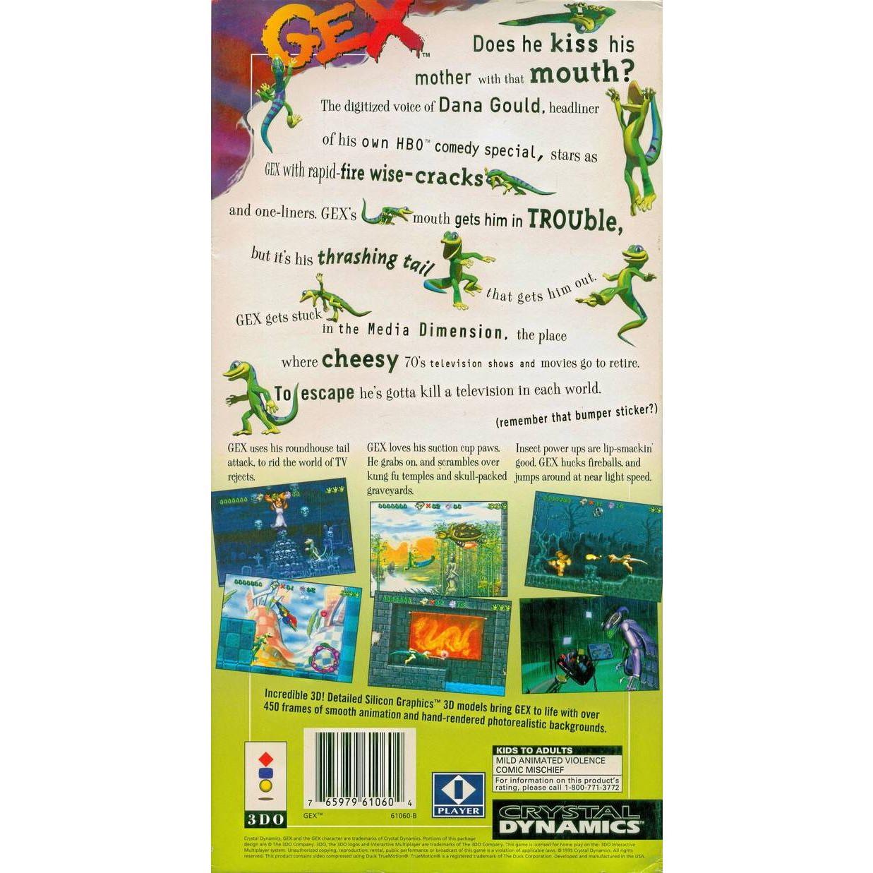 3DO - Gex (Jewel Case)