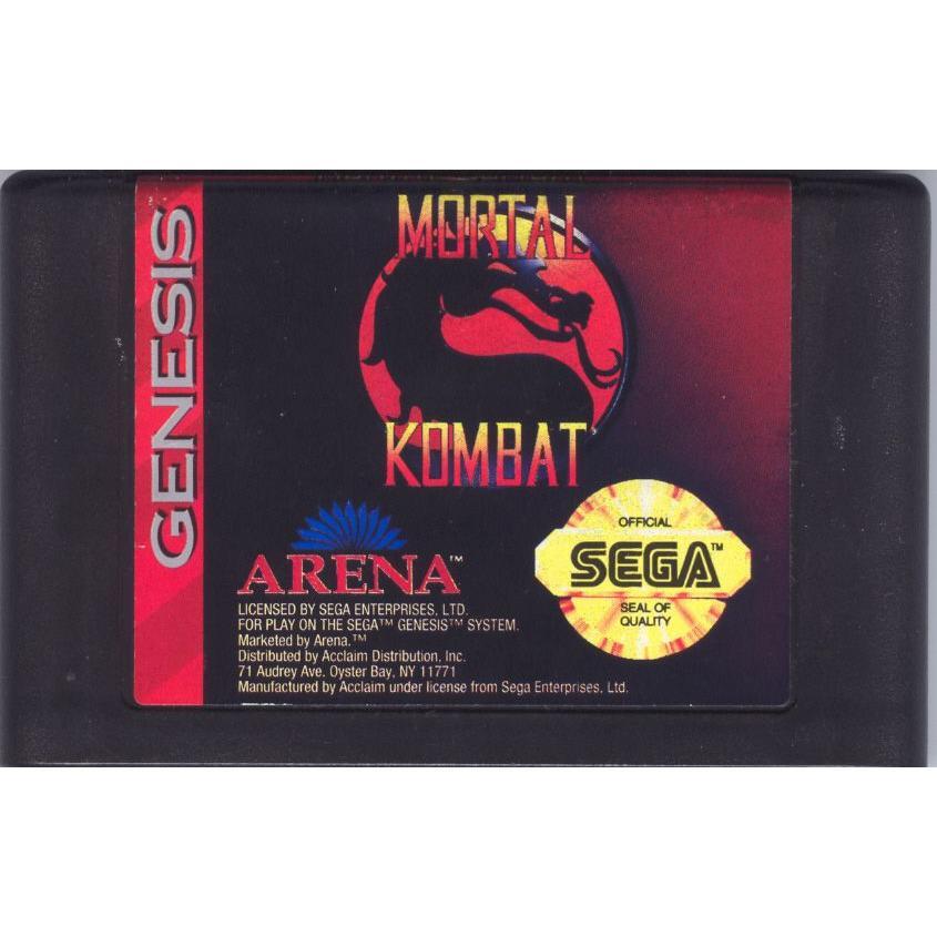 Genesis - Mortal Kombat (cartouche uniquement)