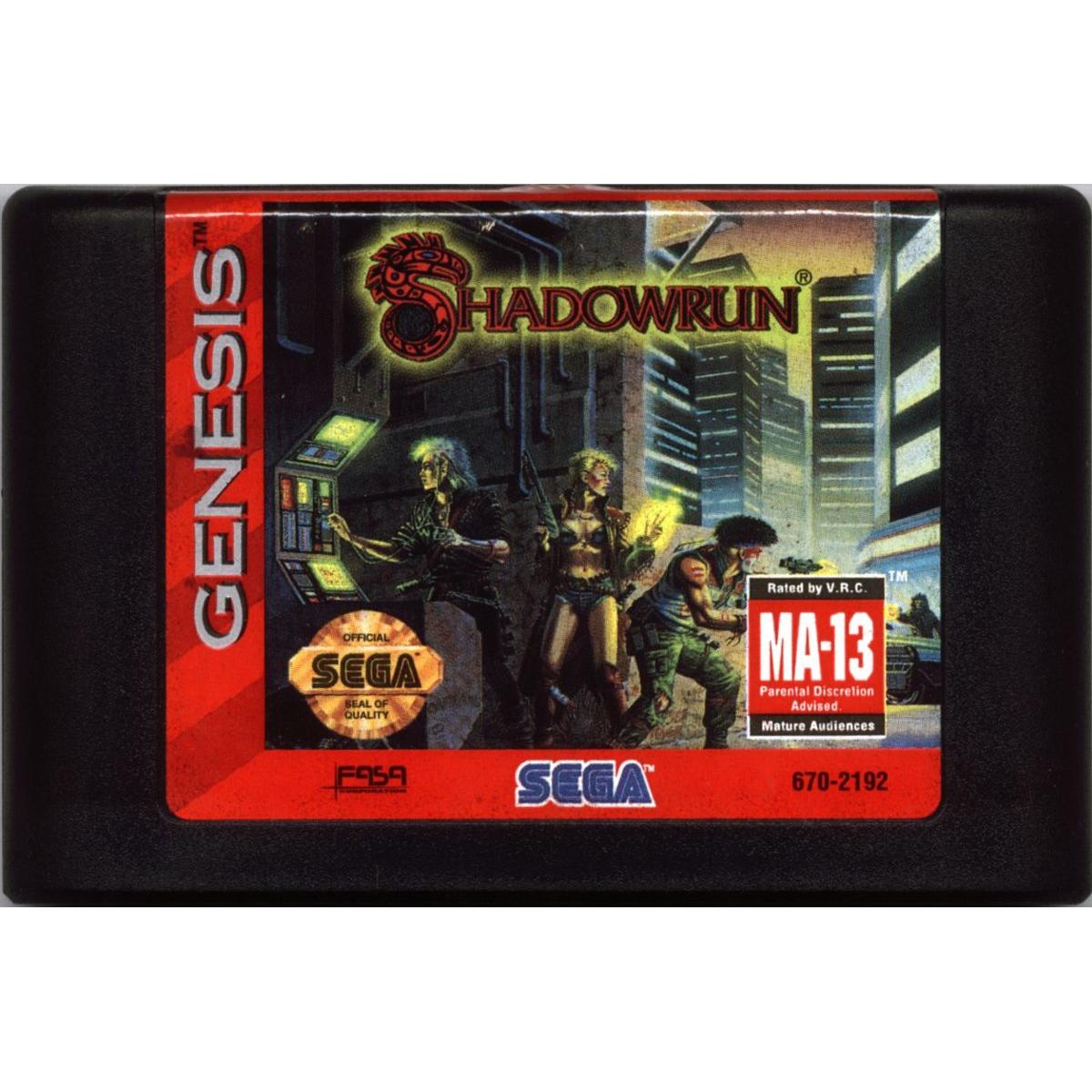 Genesis - Shadowrun (Cartridge Only)