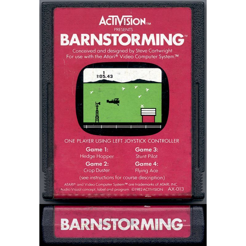 Atari 2600 - Barnstorming (Cartridge Only)