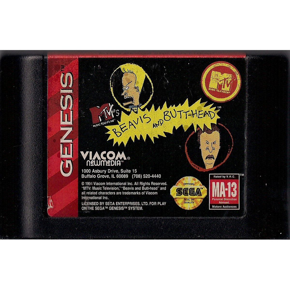 Genesis - MTV's Beavis and Butt-Head (Cartridge Only)