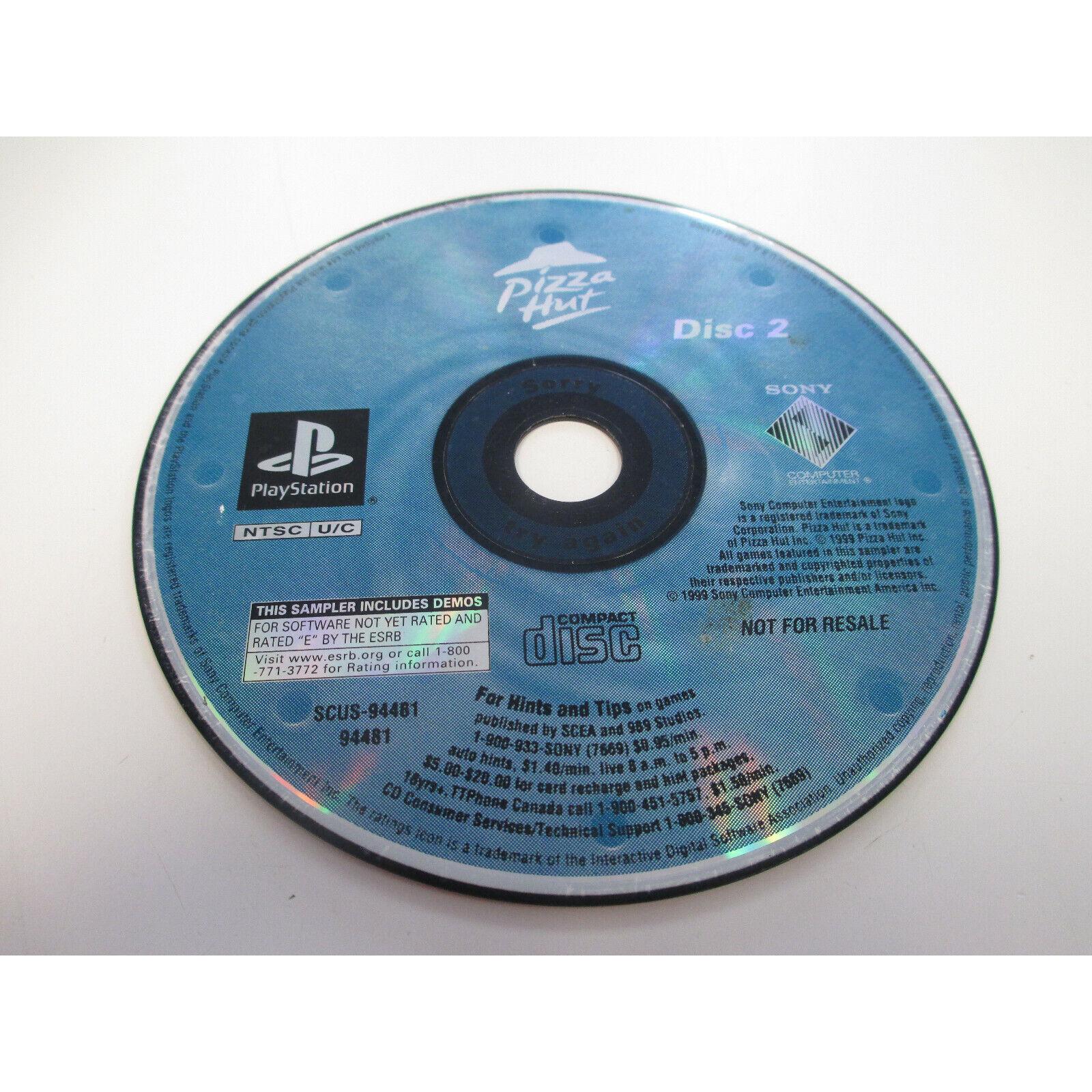 PS1 - Disque de démonstration Pizza Hut 2