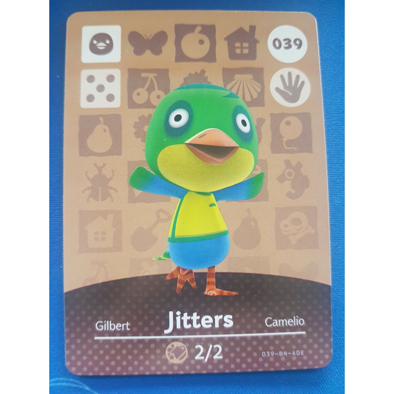 Amiibo - Animal Crossing Jitters Card (#039)