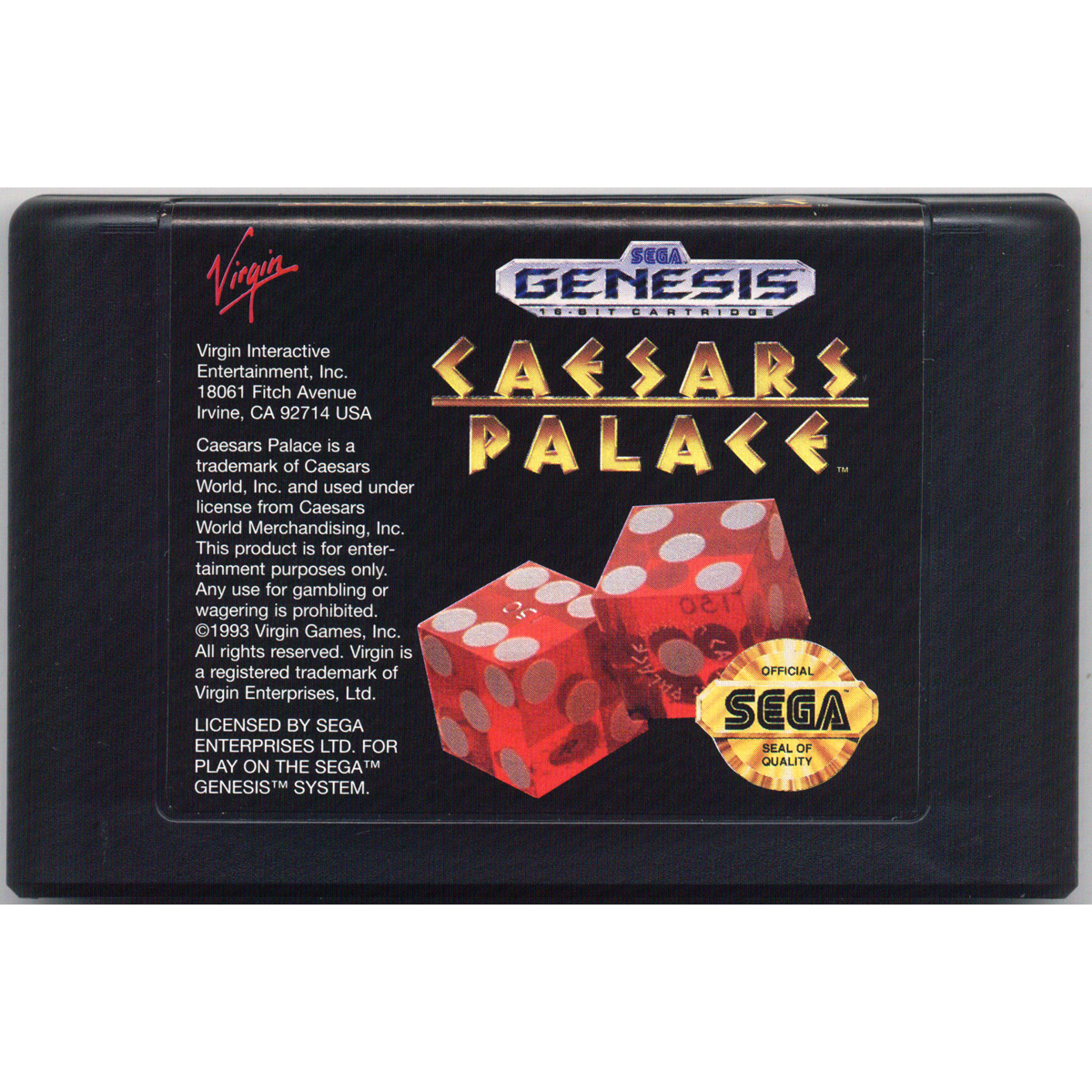 Genesis - Caesars Palace (Cartridge Only)