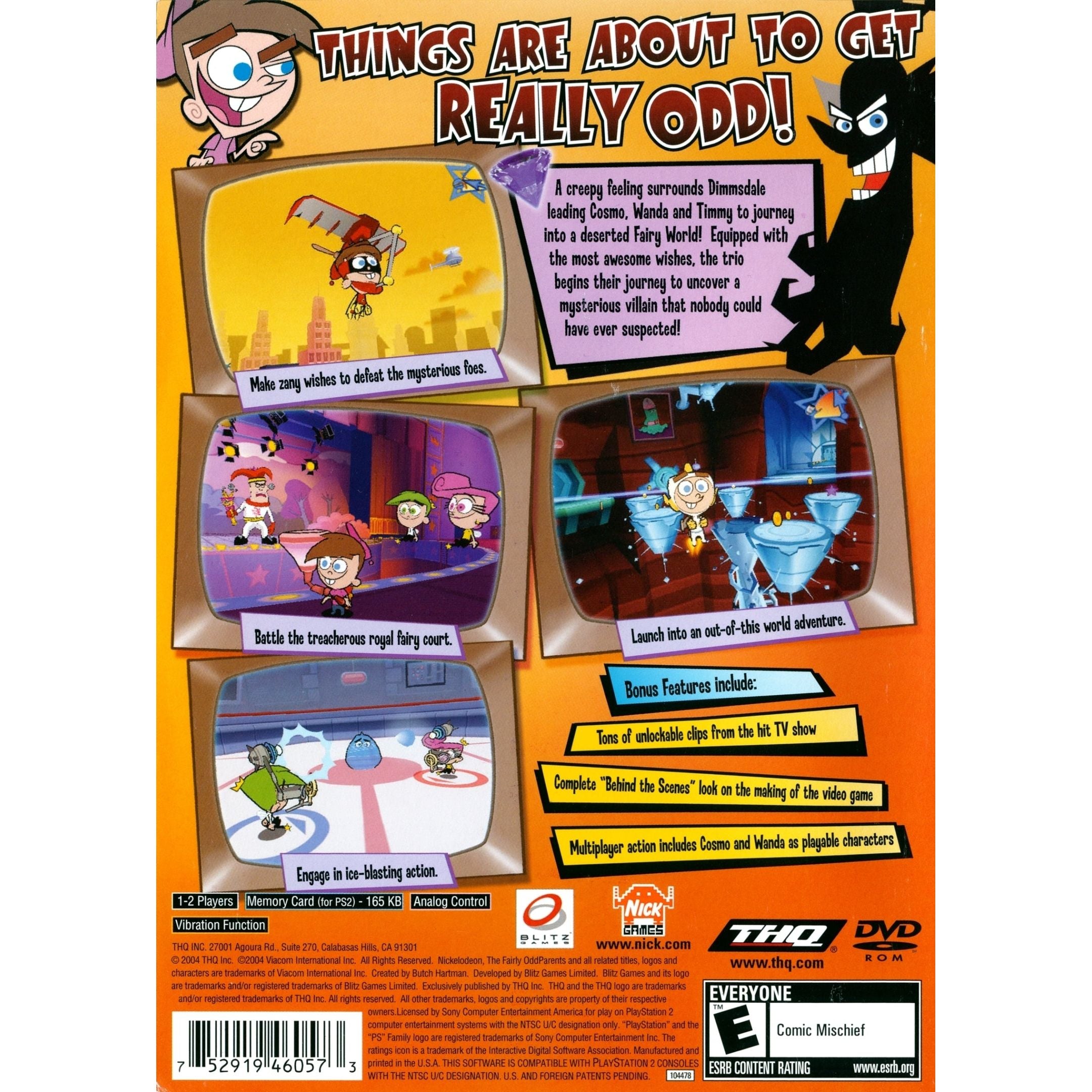 PS2 - The Fairly Odd Parents! Shadow Showdown