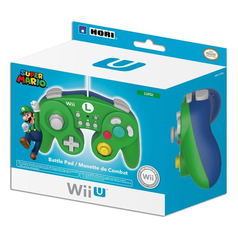 HORI Battle Pad for Wii U - Luigi Edition (In Box)