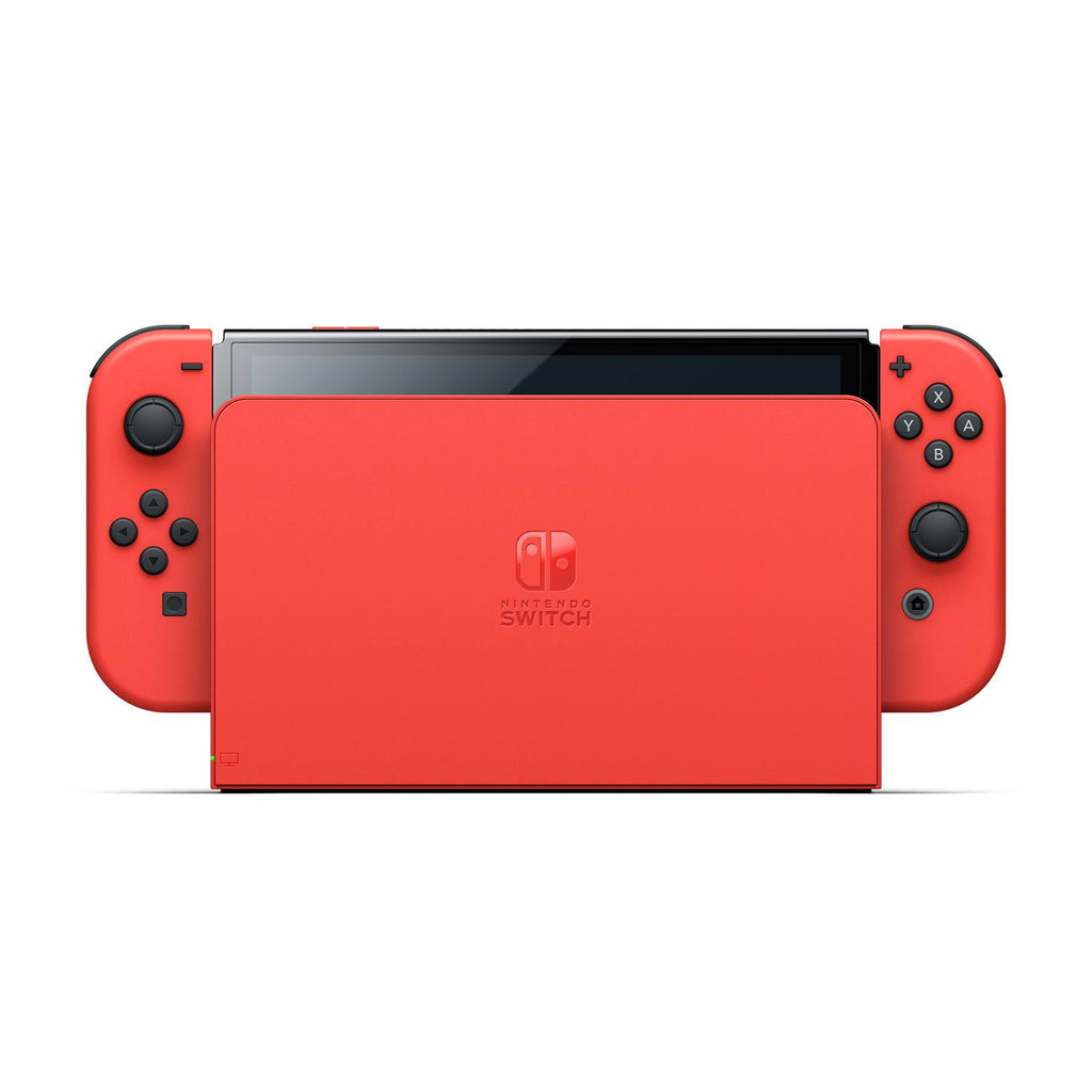 Nintendo Switch System - Mario Red Edition (Black Joy-Con Straps)